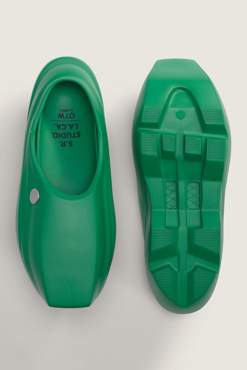 S.A.I. Teal Ombre Foam Clogs Slip‎ On Perforated Futuristic Streetwear Shoes 6/7 S.A.I. Teal Ombre Foam Clogs Slip On Perforated Futuristic  main image 2