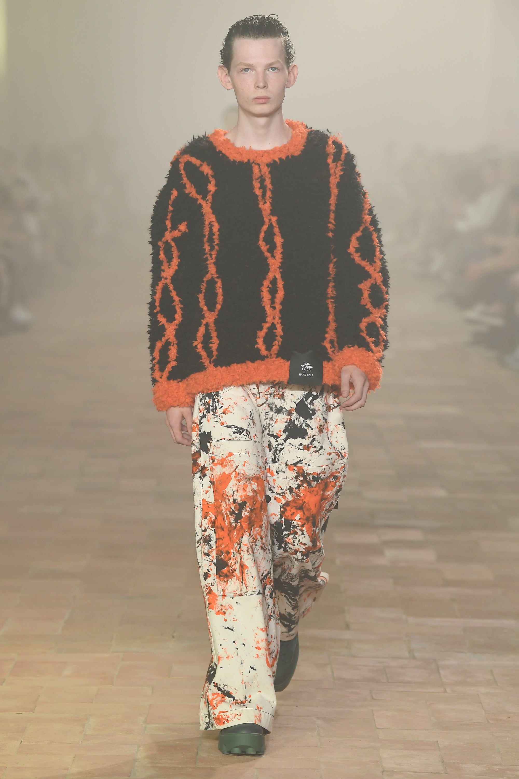 Look 11 from S.R. STUDIO. LA. CA. Pitti Uomo Spring Summer 2020 Show; June 2019