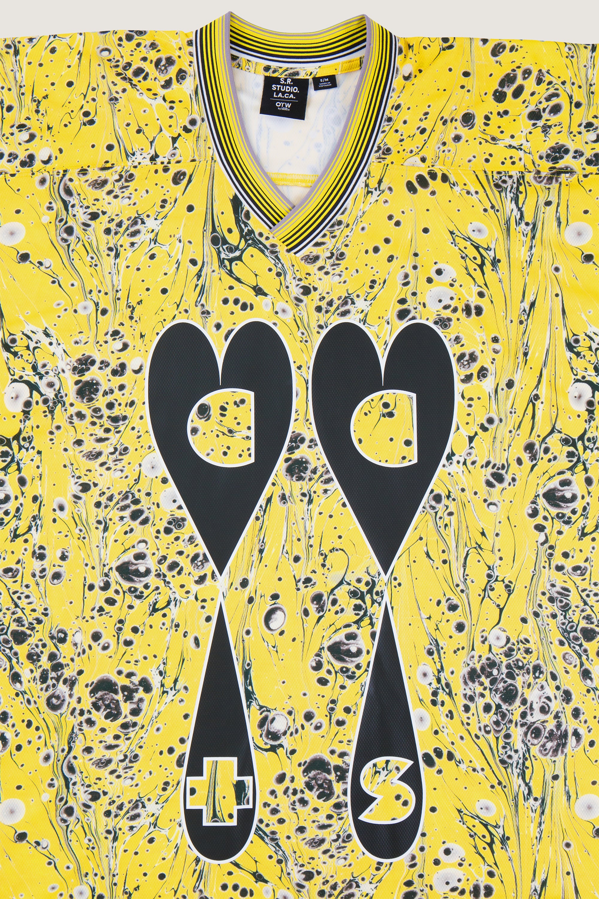 MARBLED OVERSIZED HOCKEY JERSEY