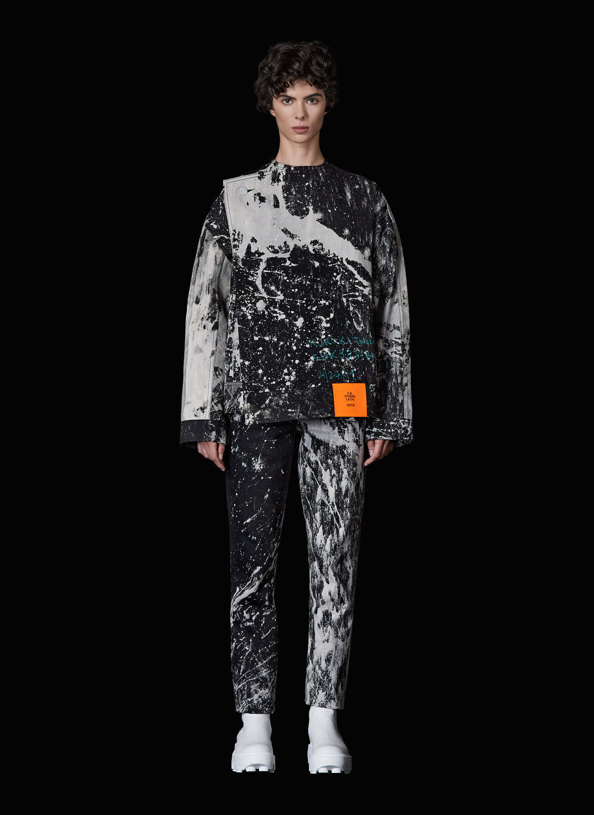 HAND-BLEACHED SOTO MARCHING JACKET