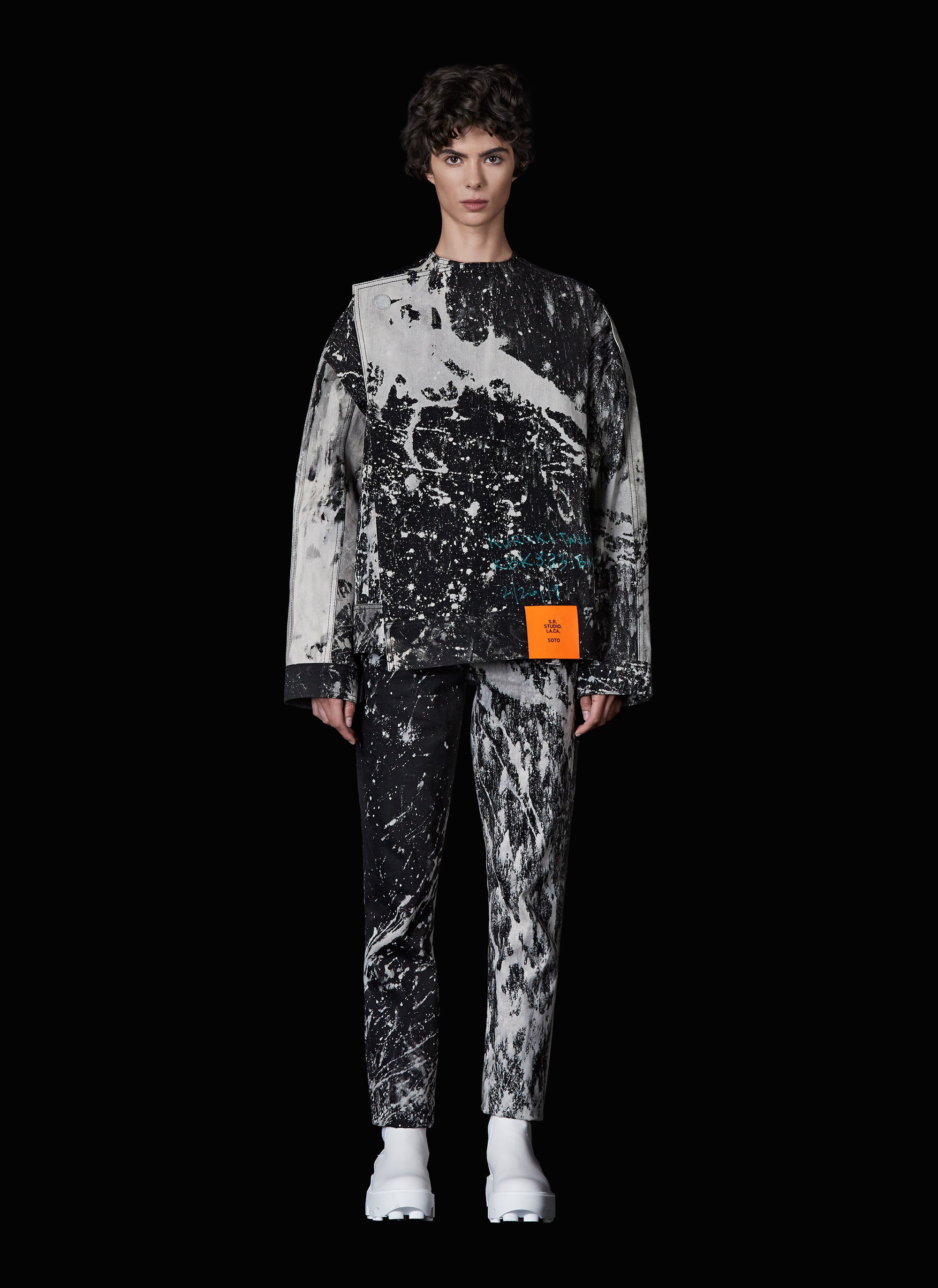 HAND-BLEACHED SOTO MARCHING JACKET