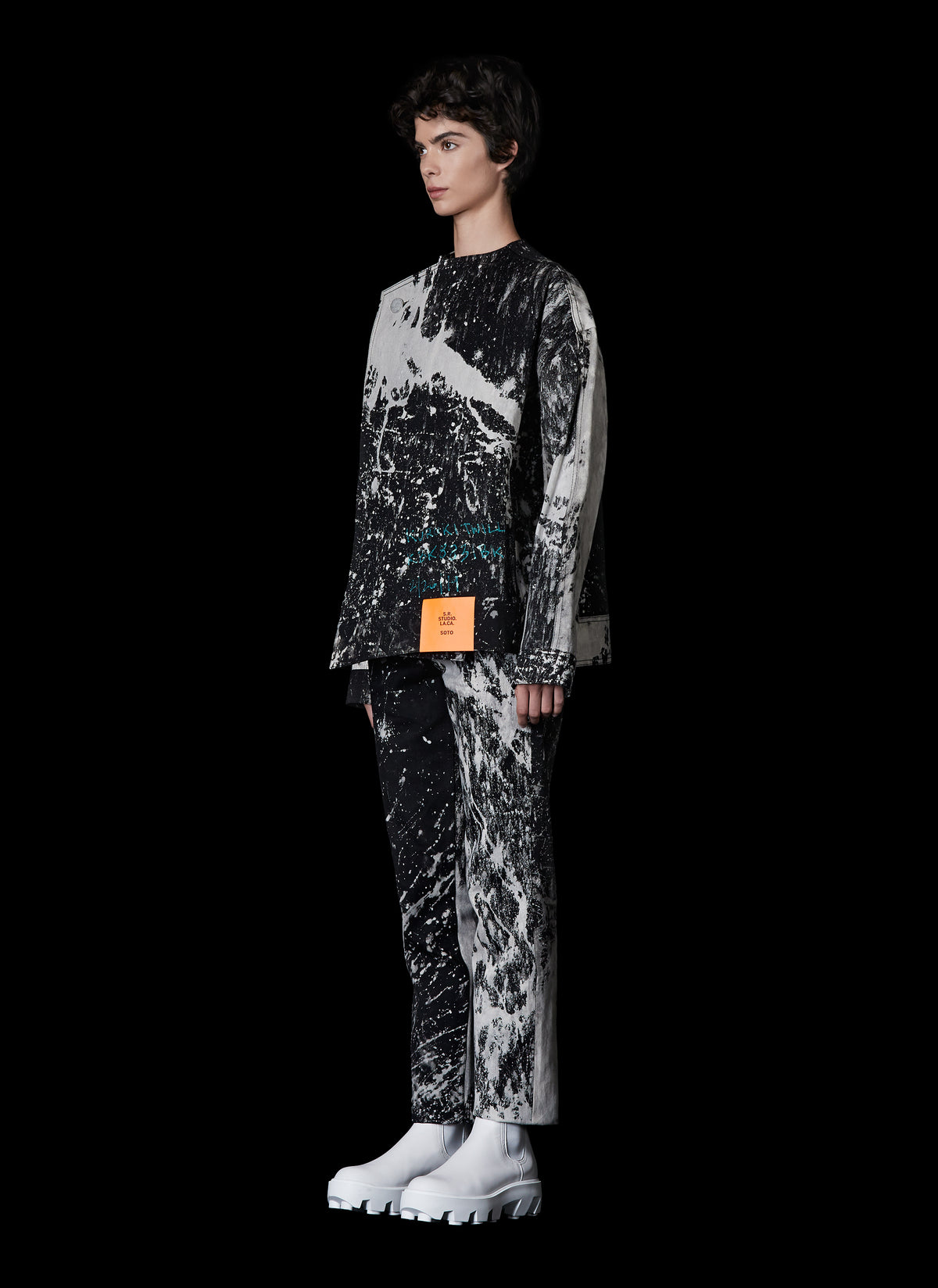 HAND-BLEACHED SOTO MARCHING JACKET