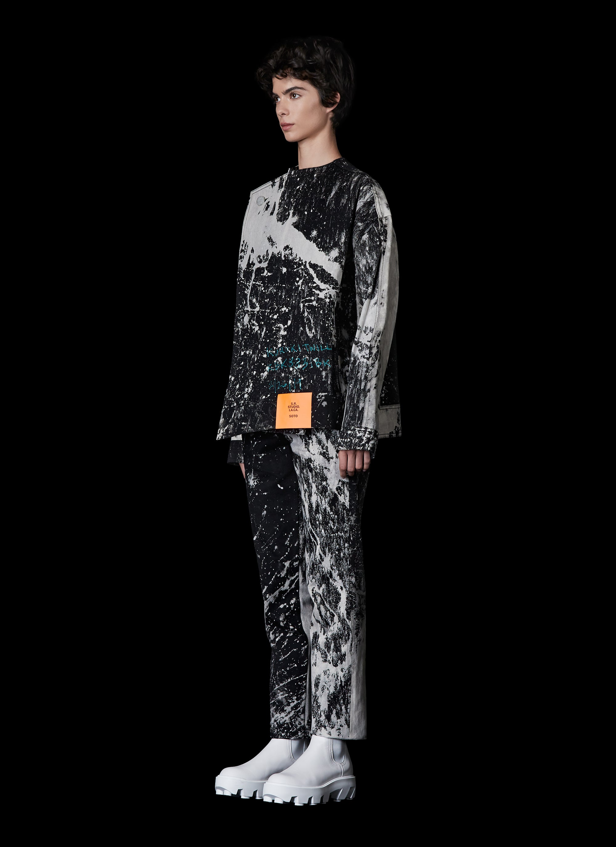 HAND-BLEACHED SOTO MARCHING JACKET