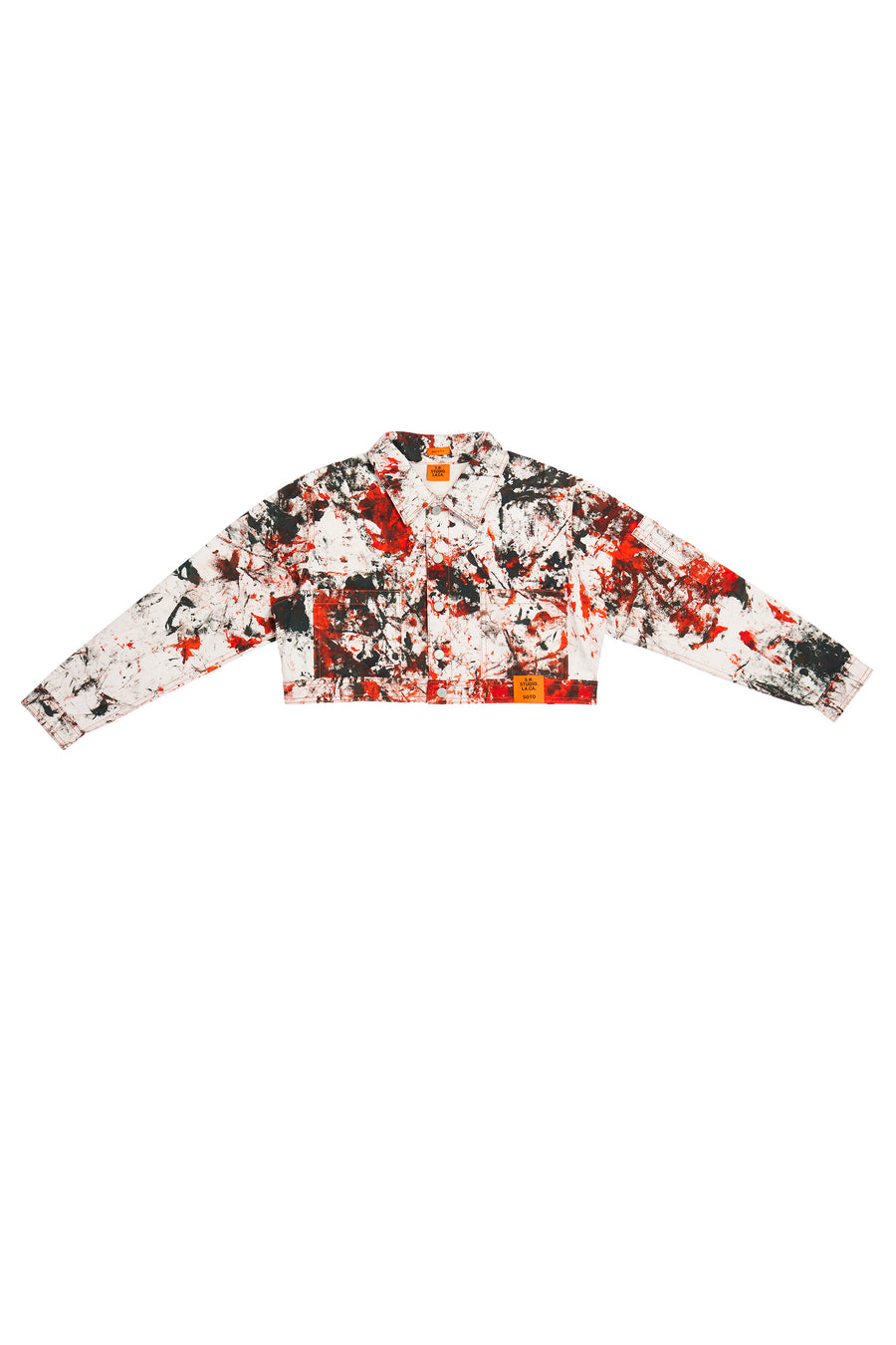 HAND-DYED SOTO CROPPED JEAN JACKET