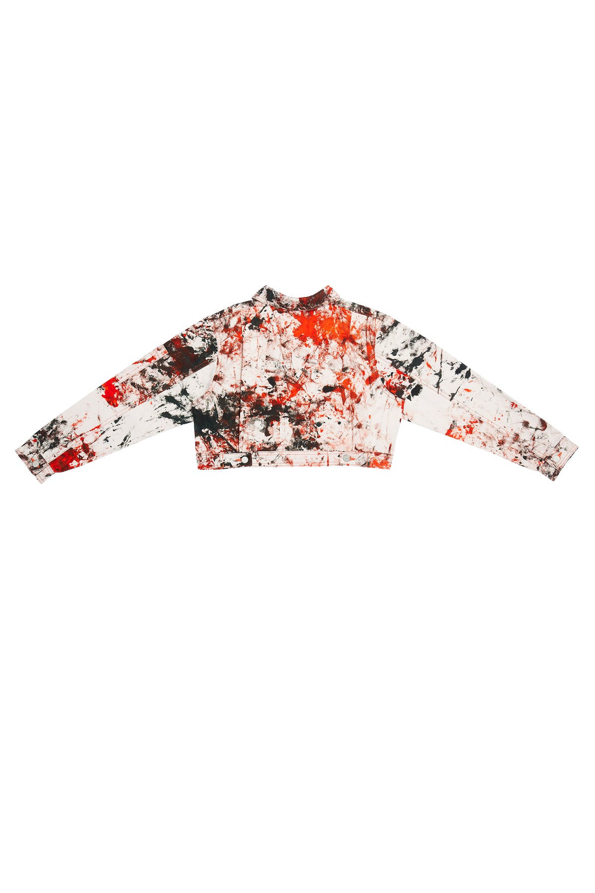 HAND-DYED SOTO CROPPED JEAN JACKET