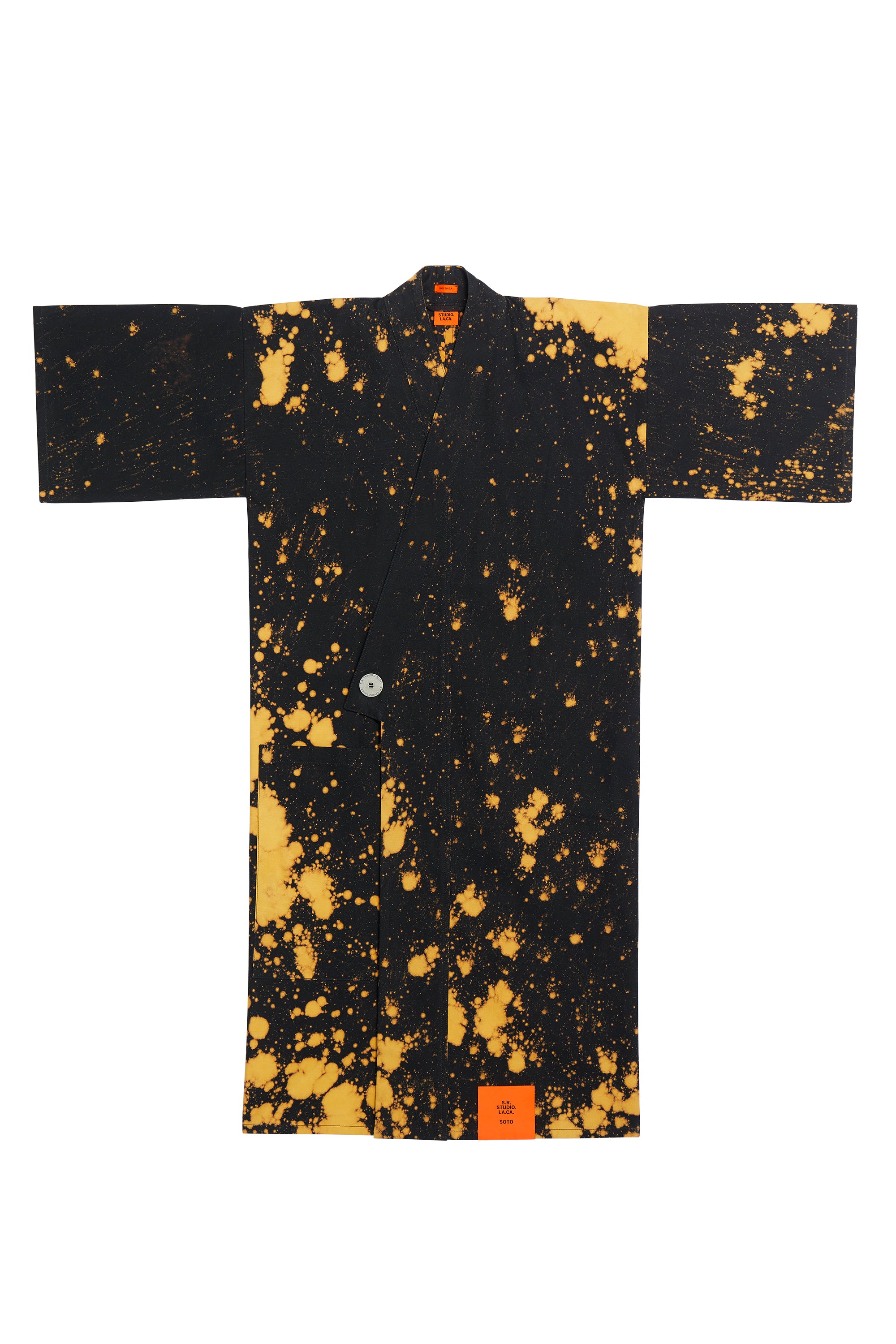 HAND-BLEACHED SEPIA SOTO LONG ROBE