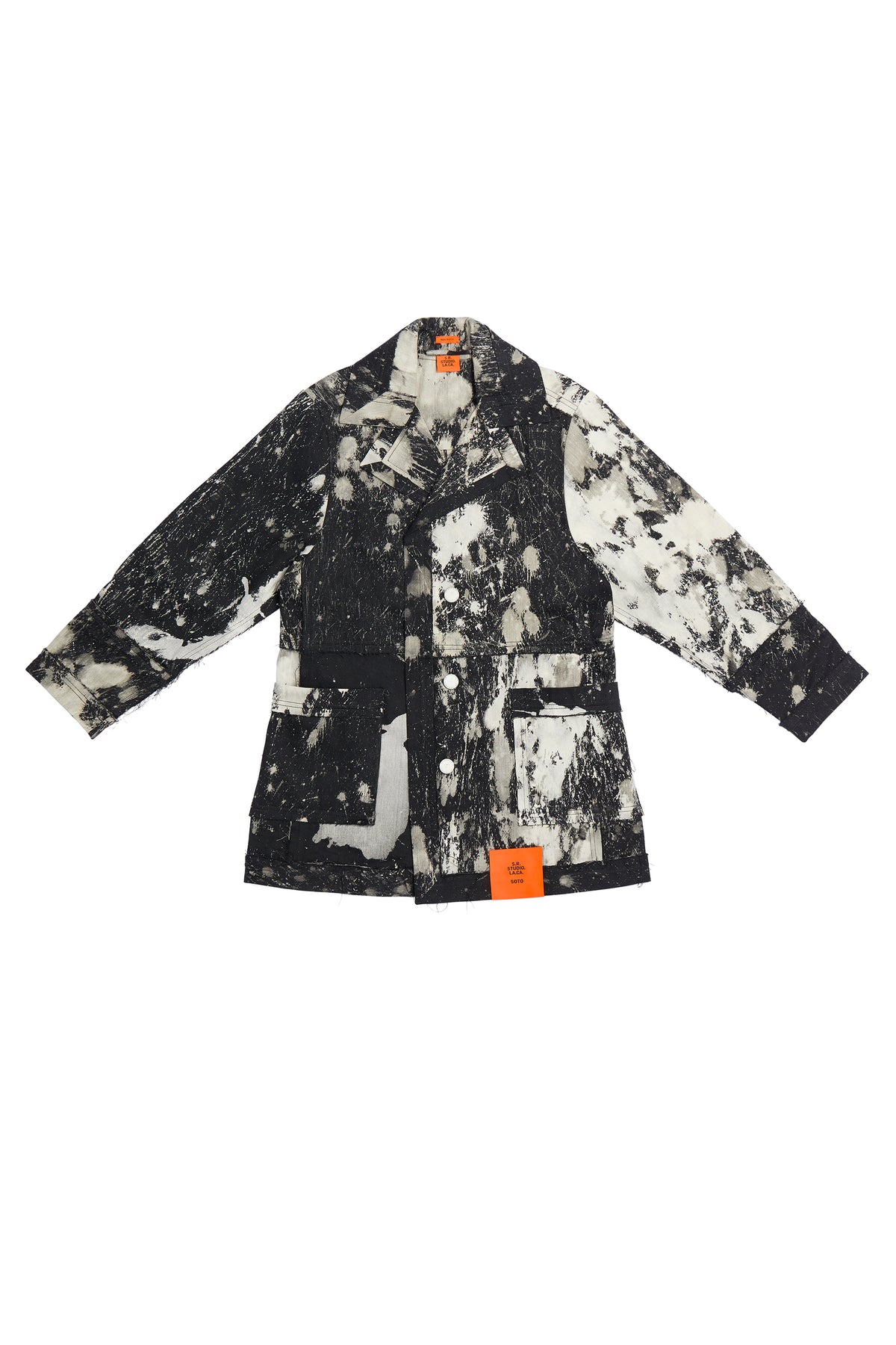 HAND-BLEACHED SOTO PANEL COAT