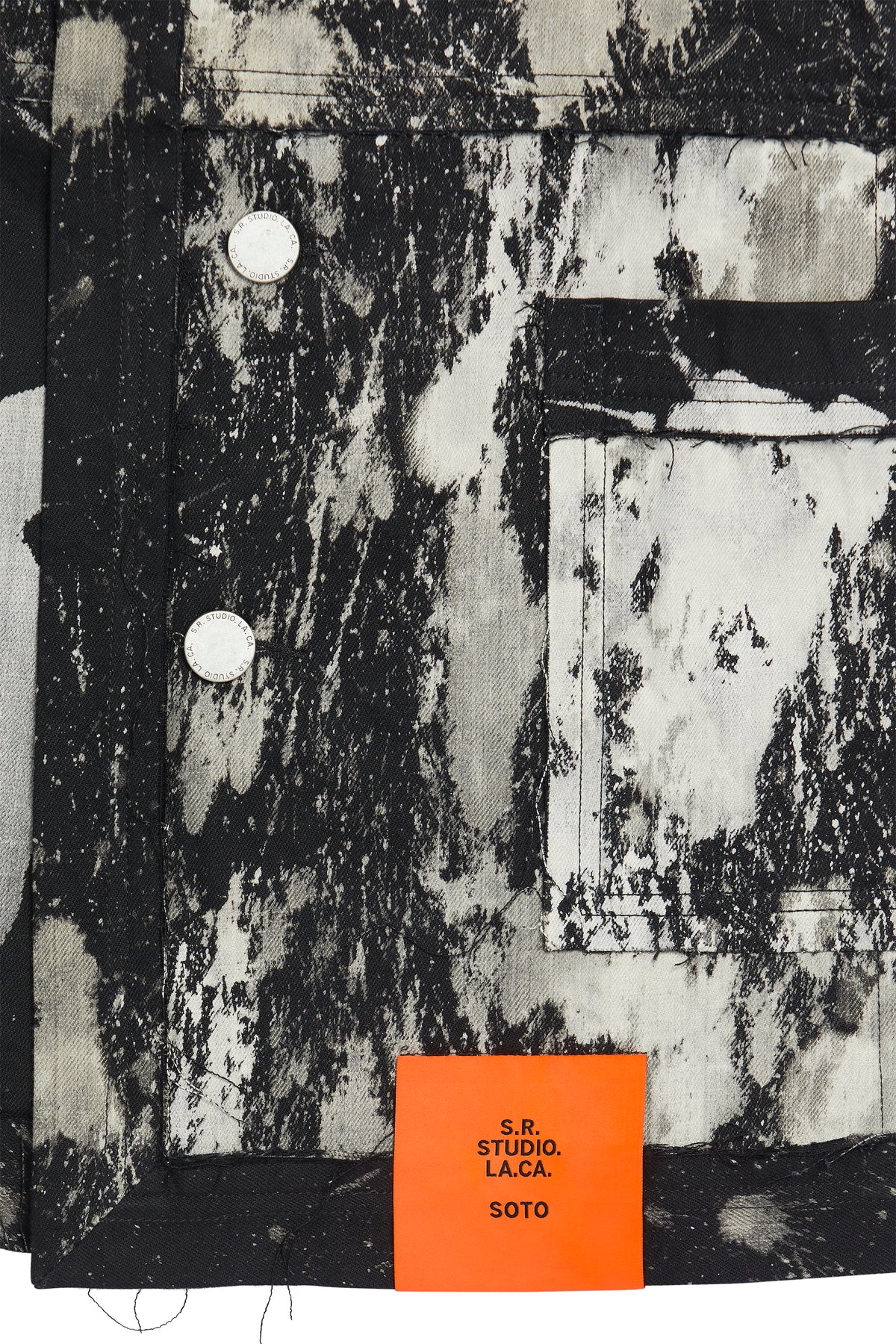 HAND-BLEACHED SOTO PANEL COAT