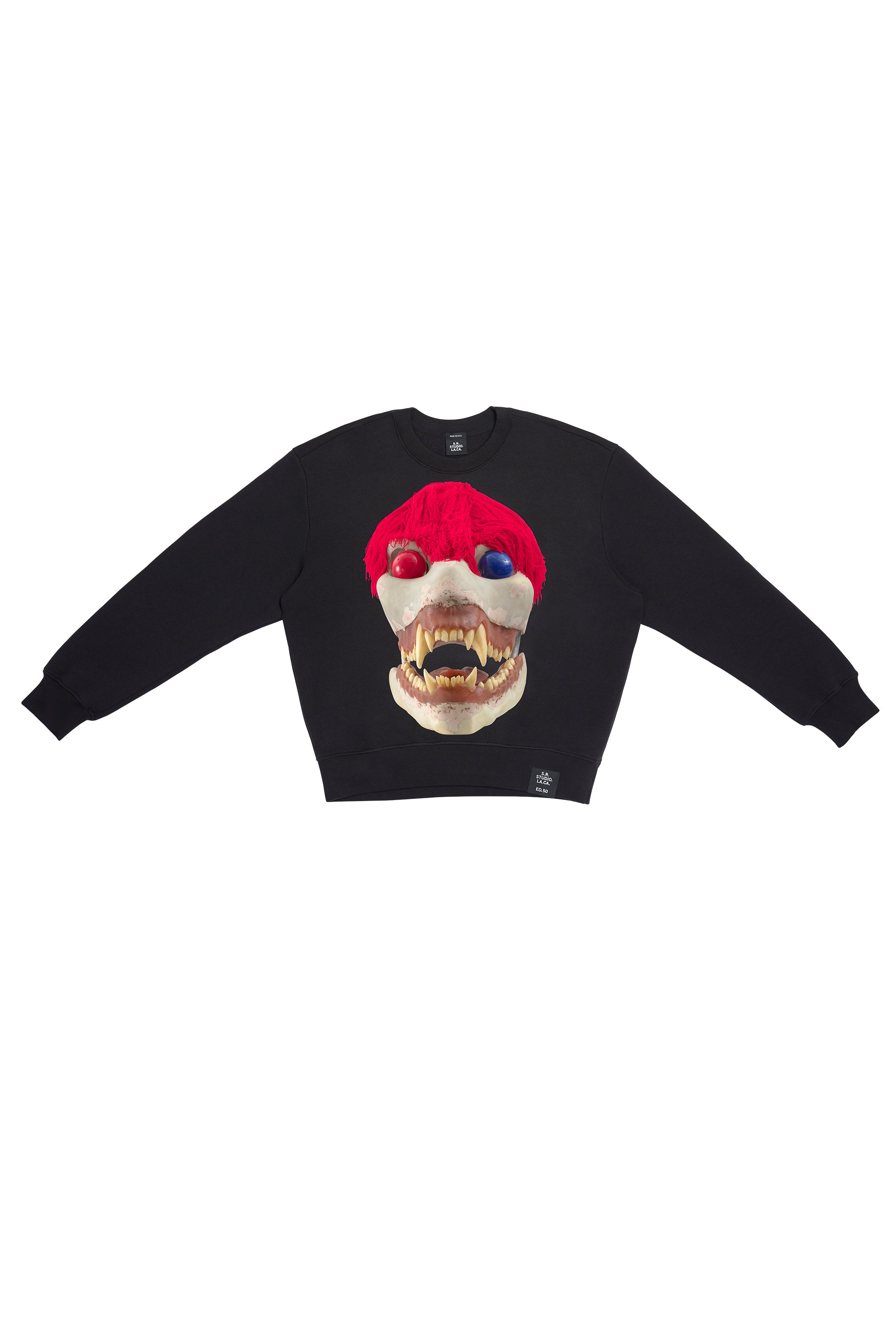 ED. 50 CREWNECK SWEATSHIRT WITH SKULLS