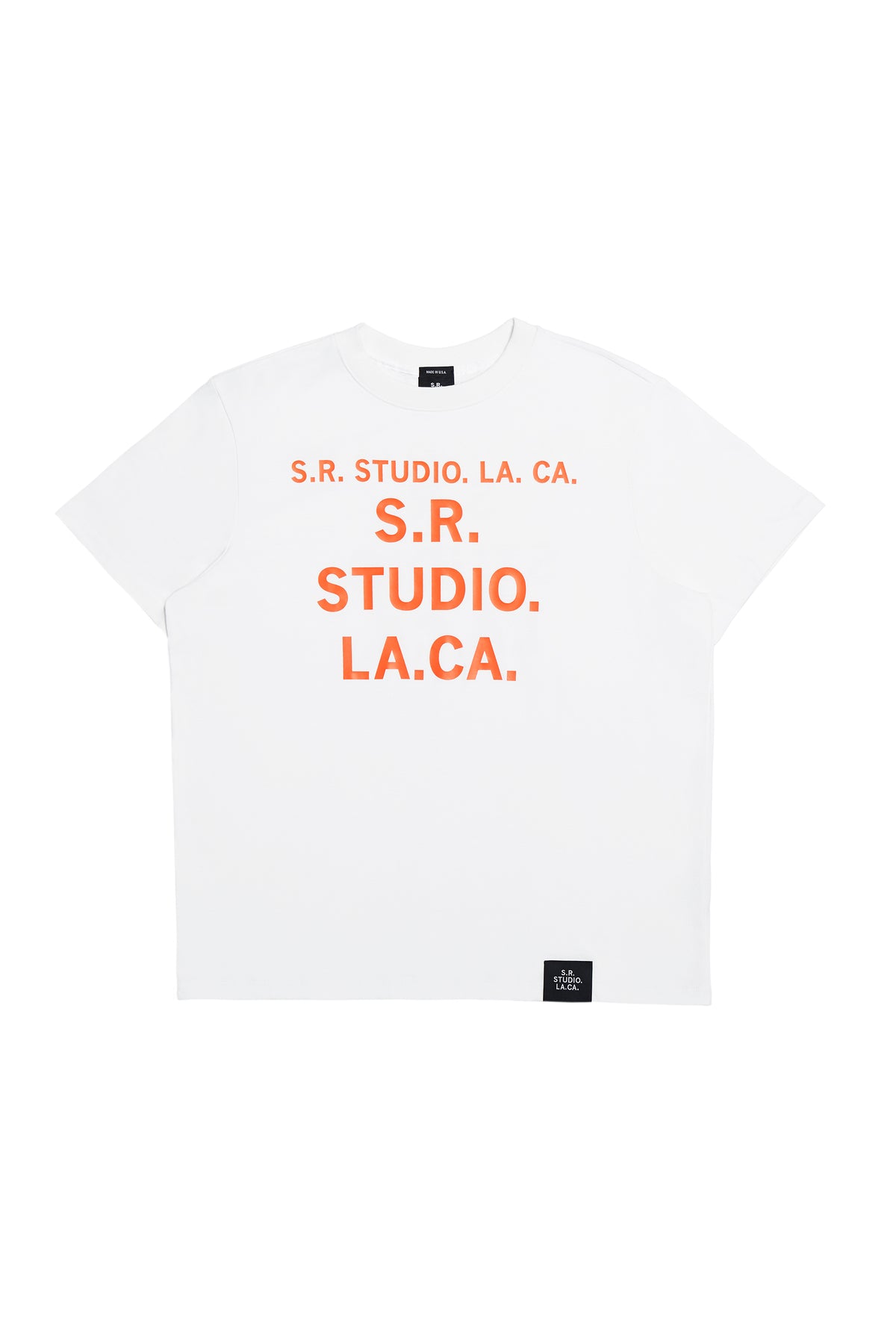 BASIC T-SHIRT WITH S.R.S LOGO FRONT & BACK