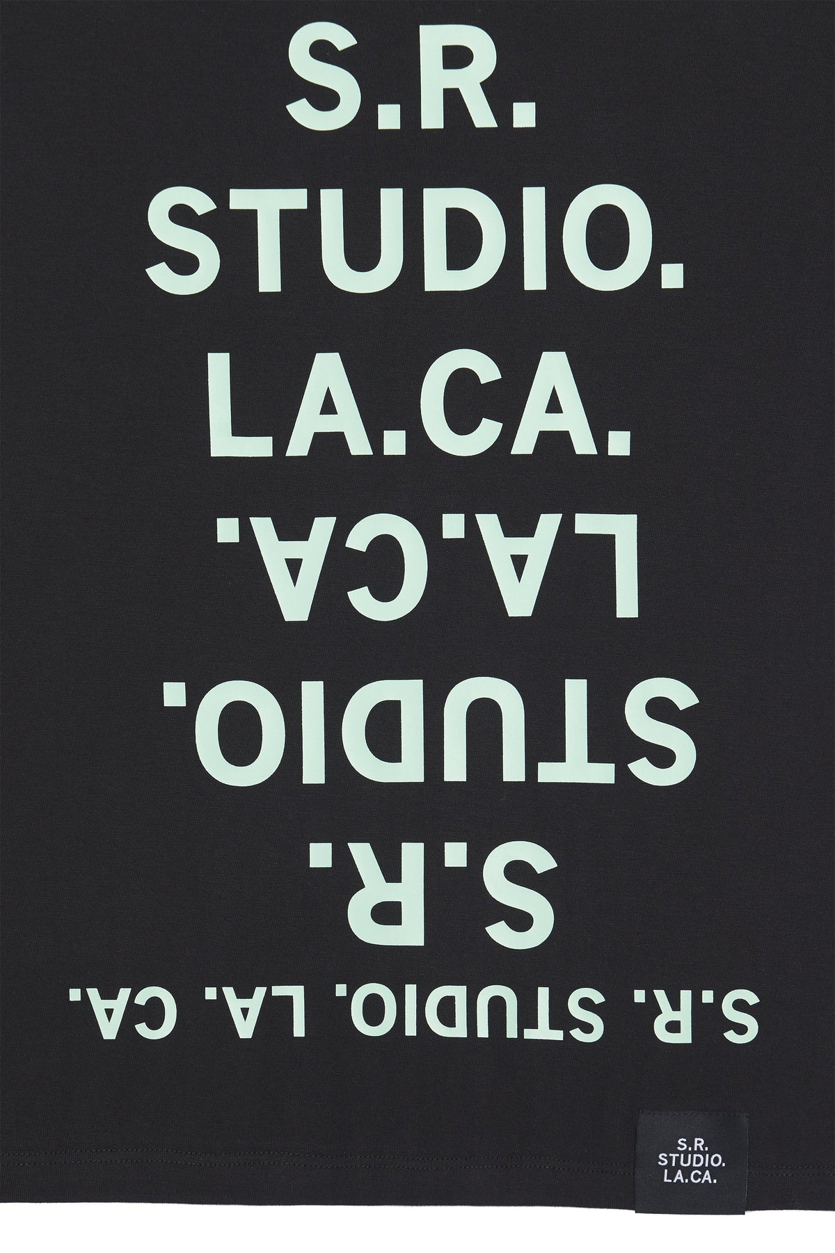 BASIC T-SHIRT WITH S.R.S. DOUBLE LOGO