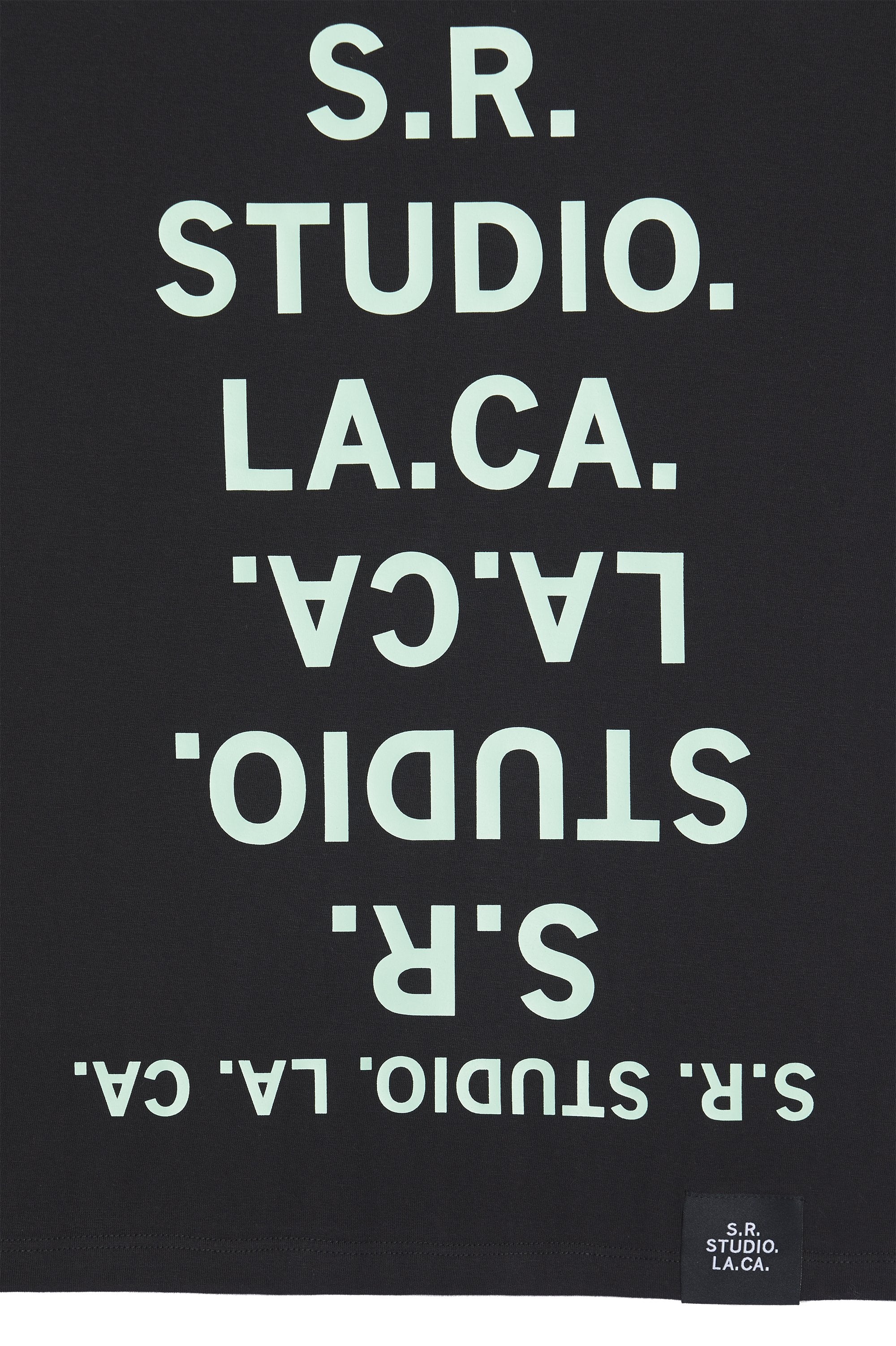 BASIC T-SHIRT WITH S.R.S. DOUBLE LOGO