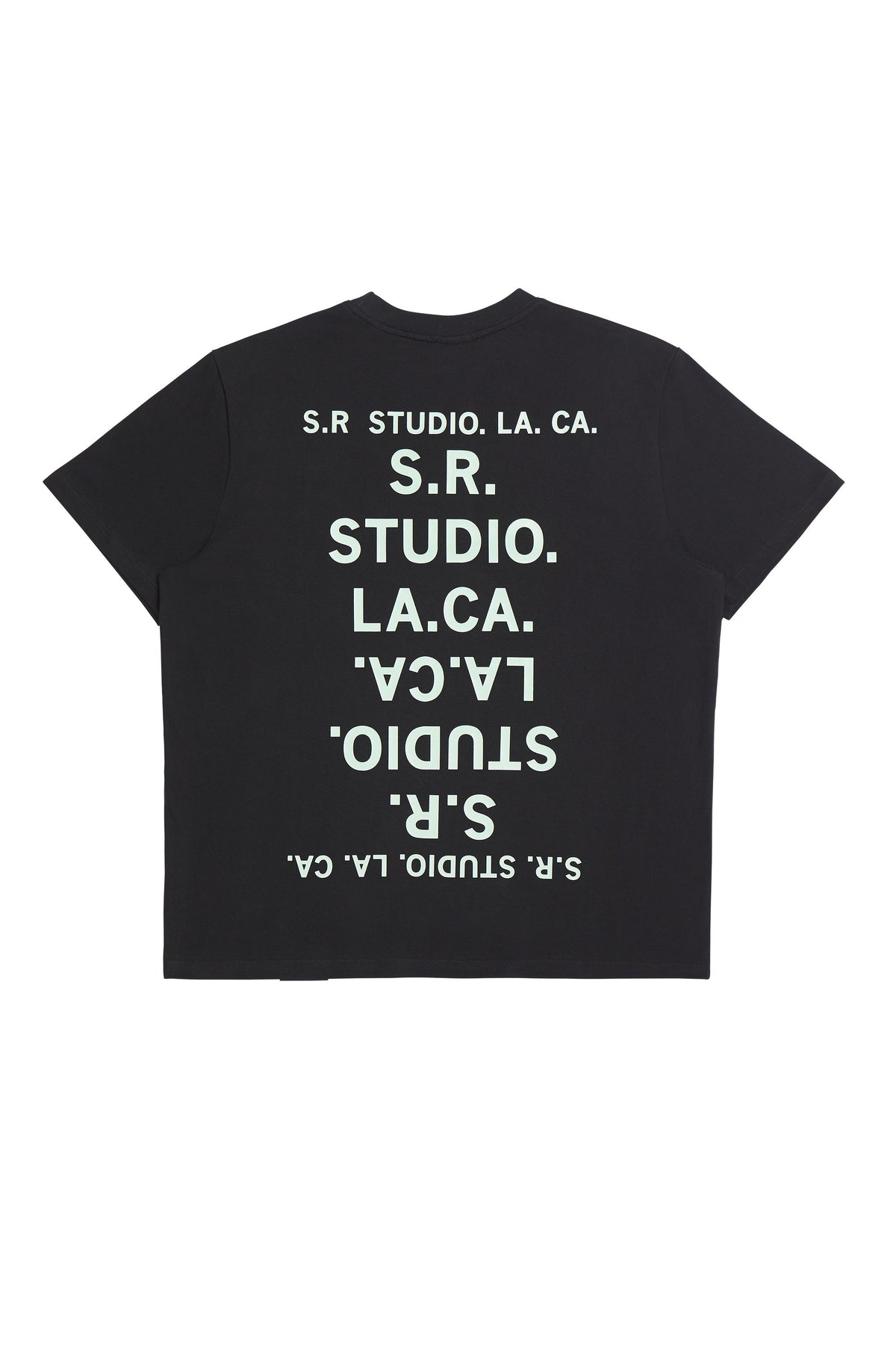 BASIC T-SHIRT WITH S.R.S. DOUBLE LOGO