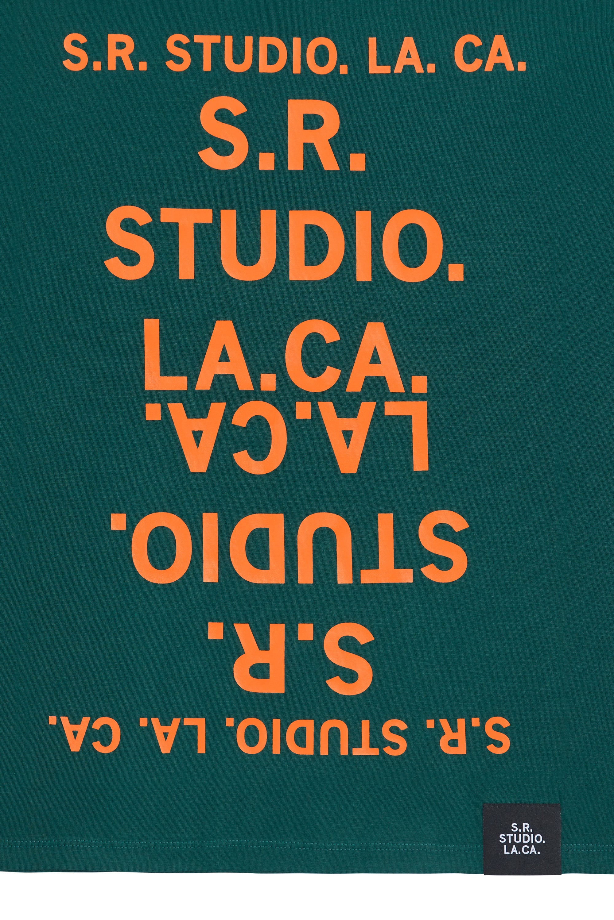 BASIC T-SHIRT WITH S.R.S. DOUBLE LOGO