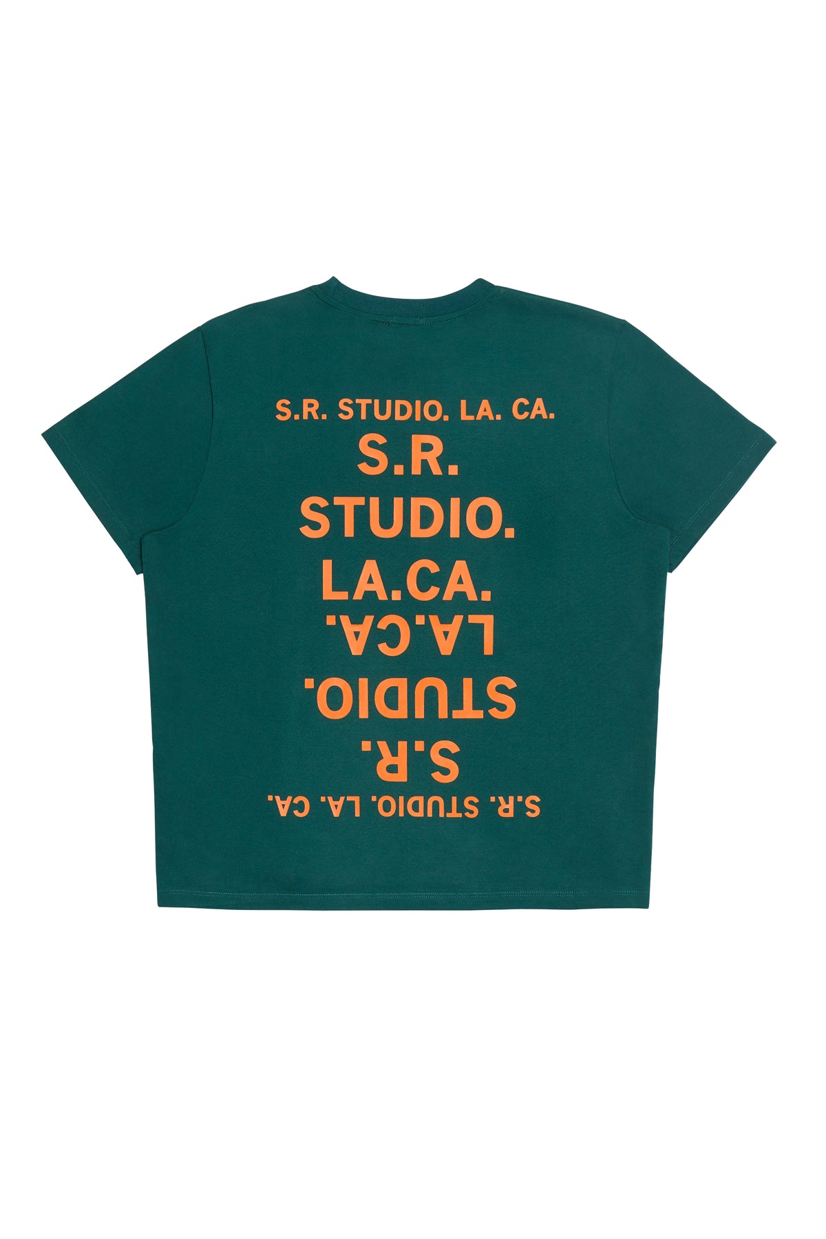 BASIC T-SHIRT WITH S.R.S. DOUBLE LOGO