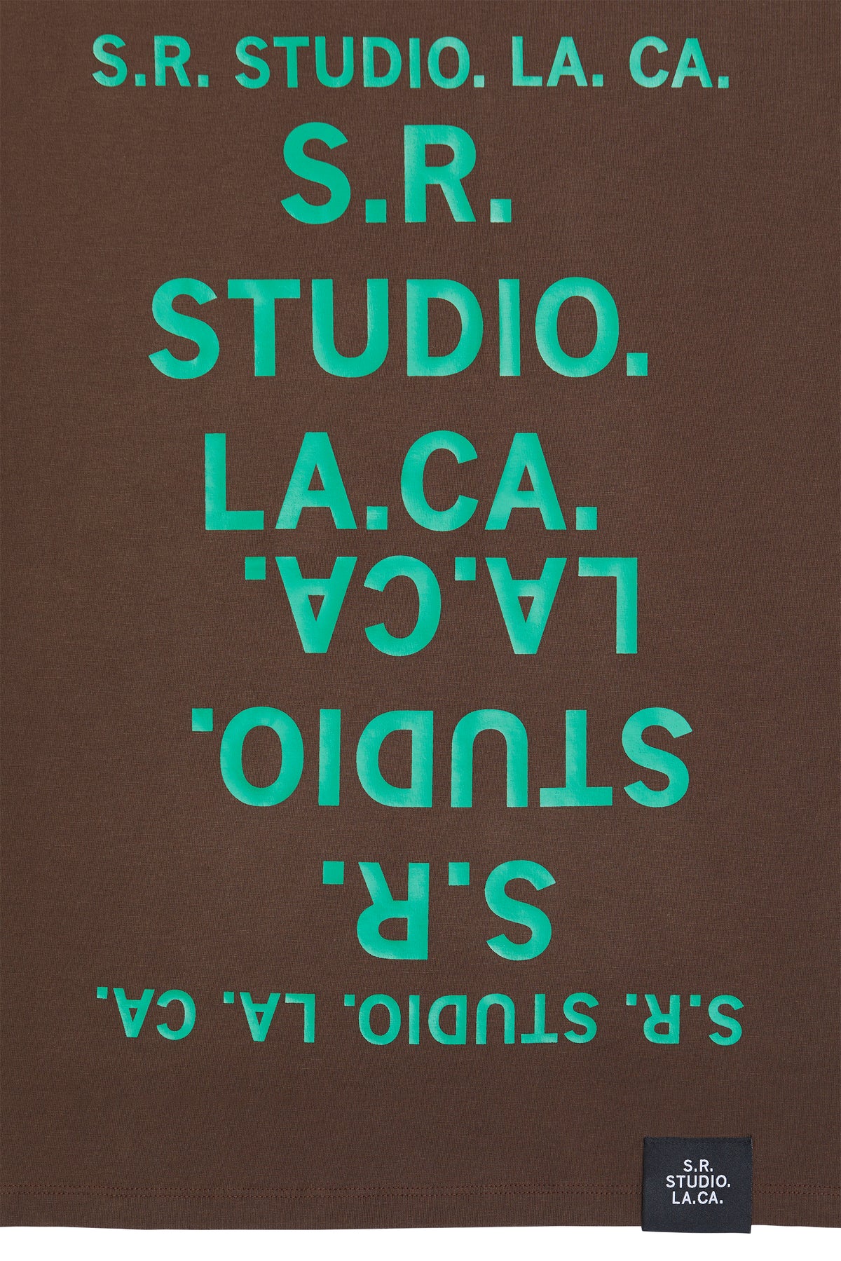 BASIC T-SHIRT WITH S.R.S. DOUBLE LOGO