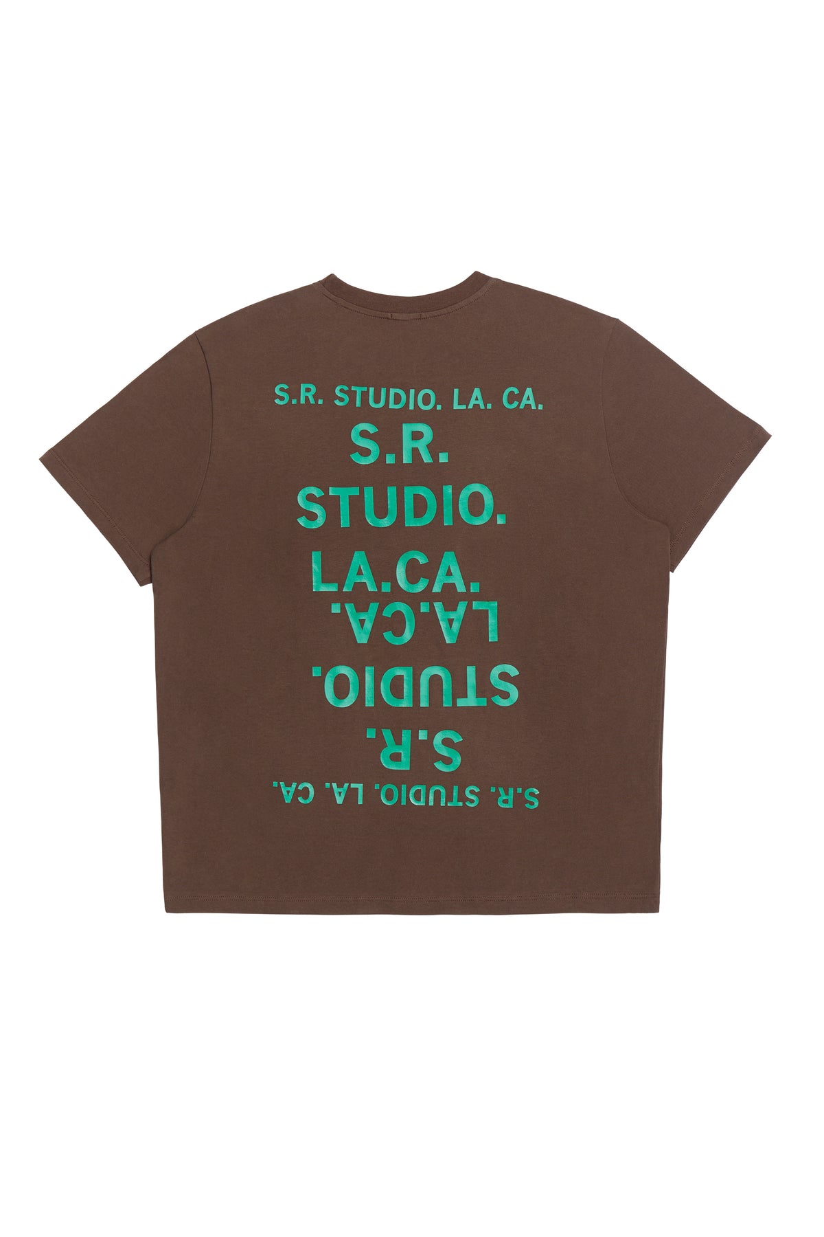 BASIC T-SHIRT WITH S.R.S. DOUBLE LOGO