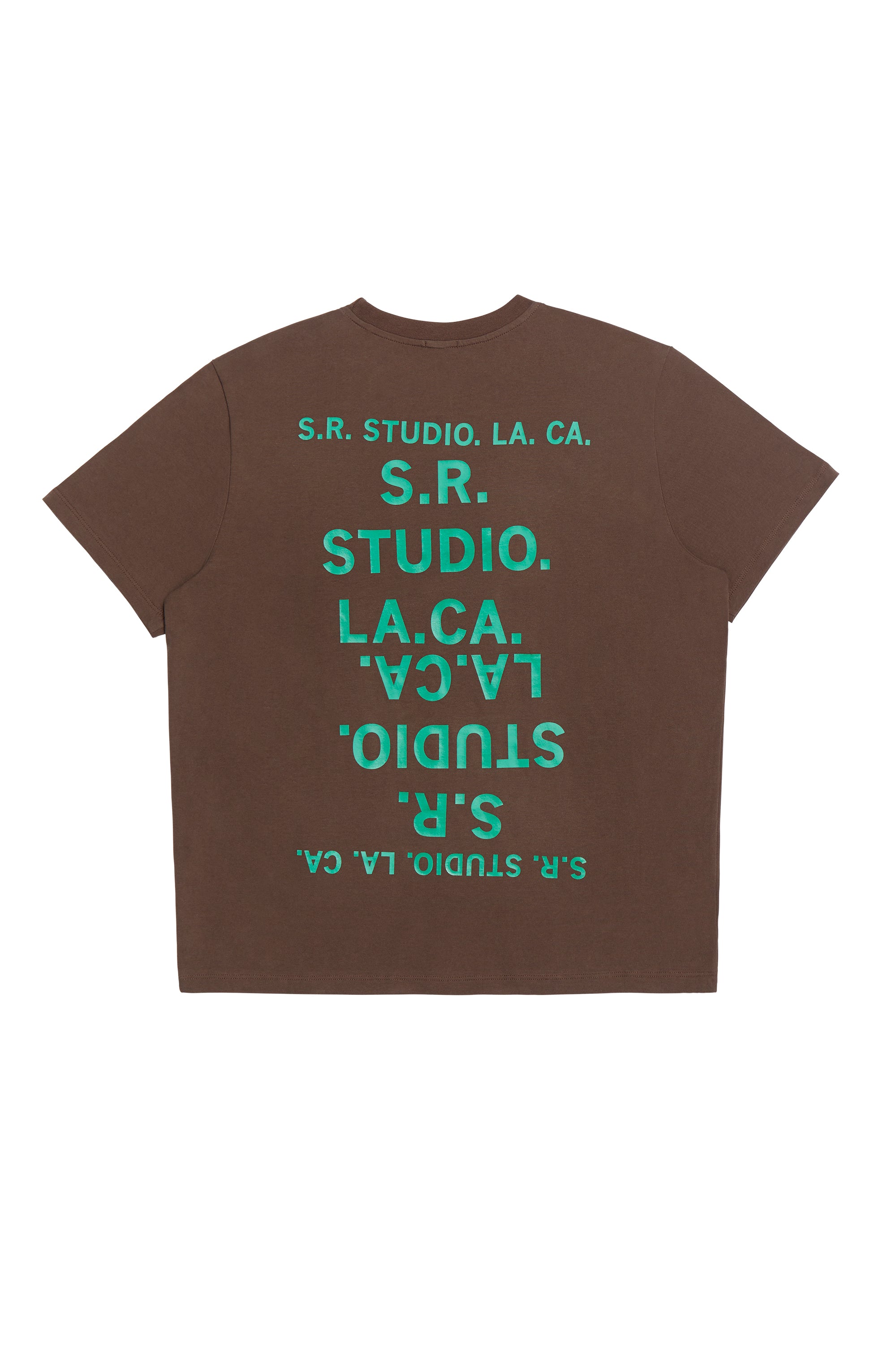 BASIC T-SHIRT WITH S.R.S. DOUBLE LOGO