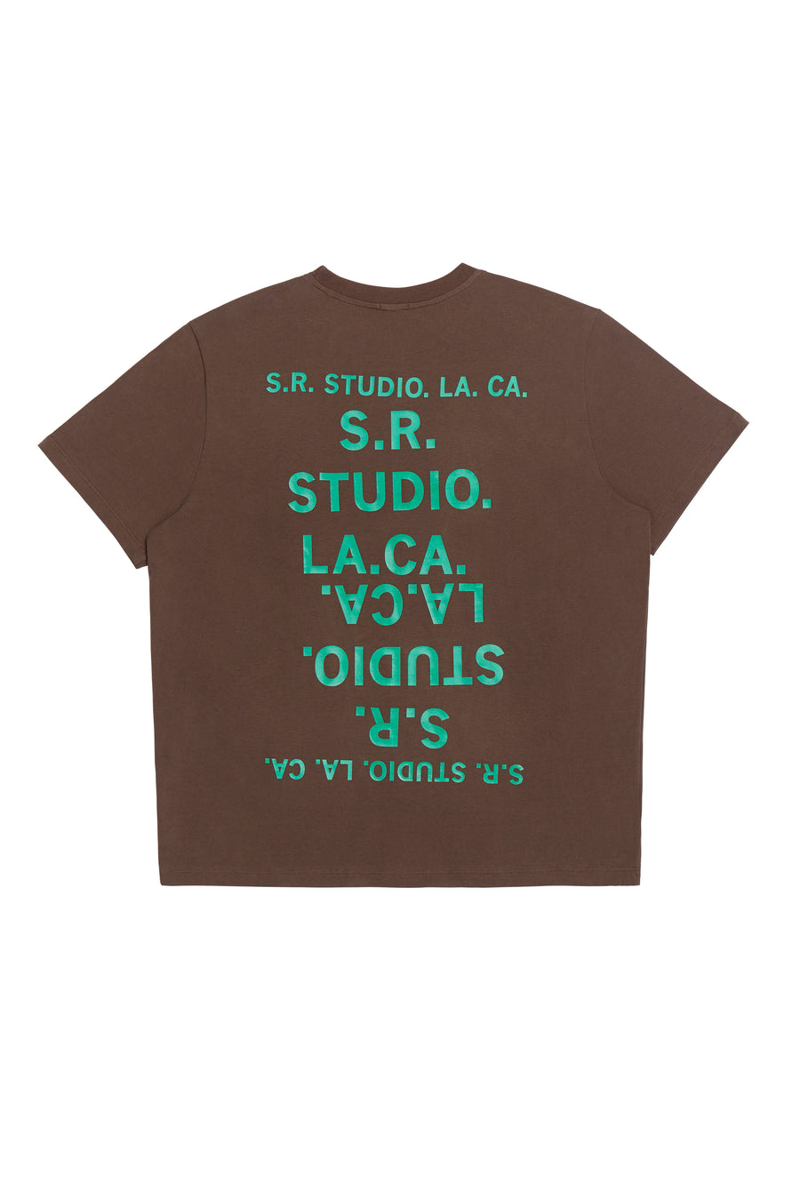 BASIC T-SHIRT WITH S.R.S. DOUBLE LOGO