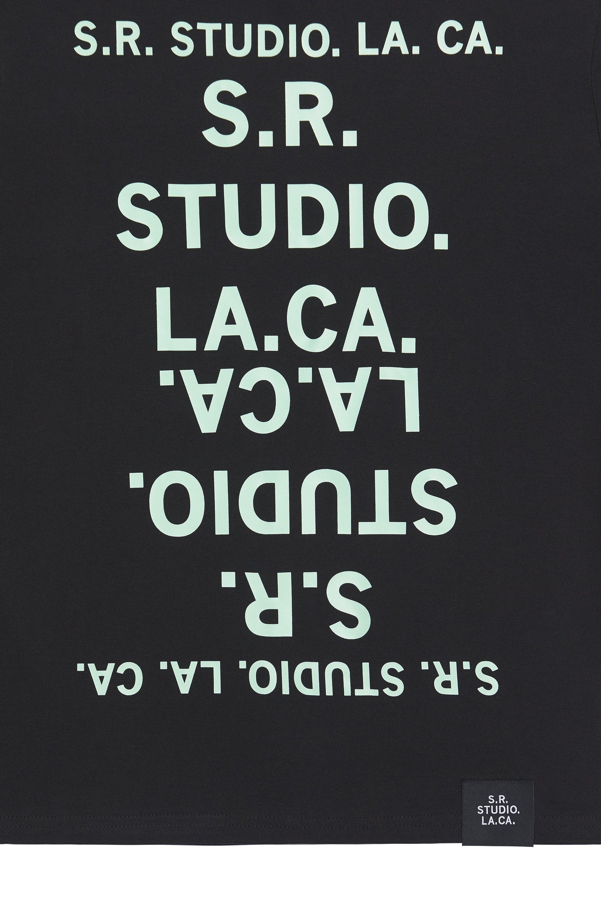 BASIC LONG SLEEVE T-SHIRT WITH S.R.S. DOUBLE LOGO