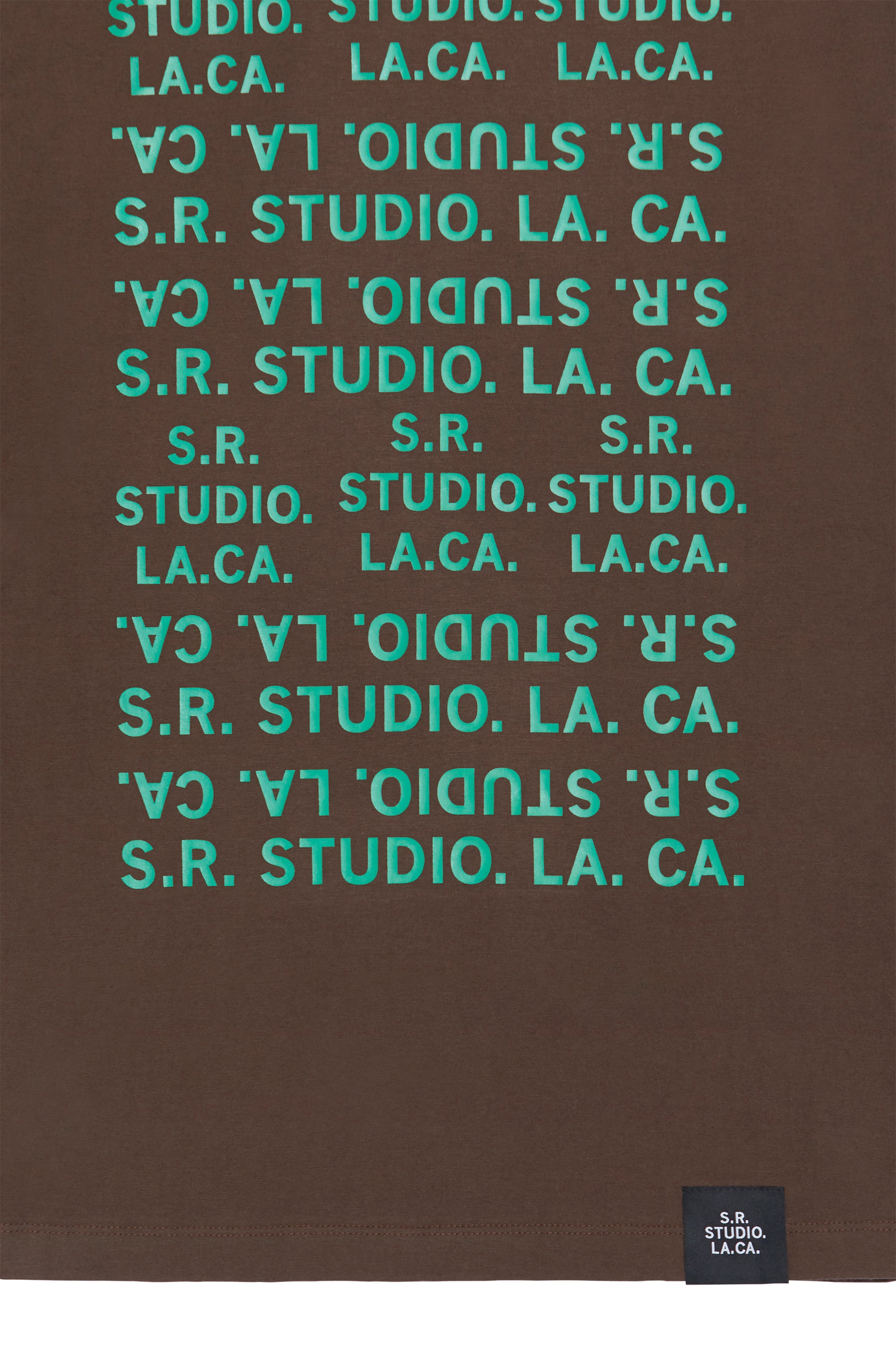 LONG SLEEVE TURTLENECK DRESS WITH S.R.S. DOUBLE LOGO