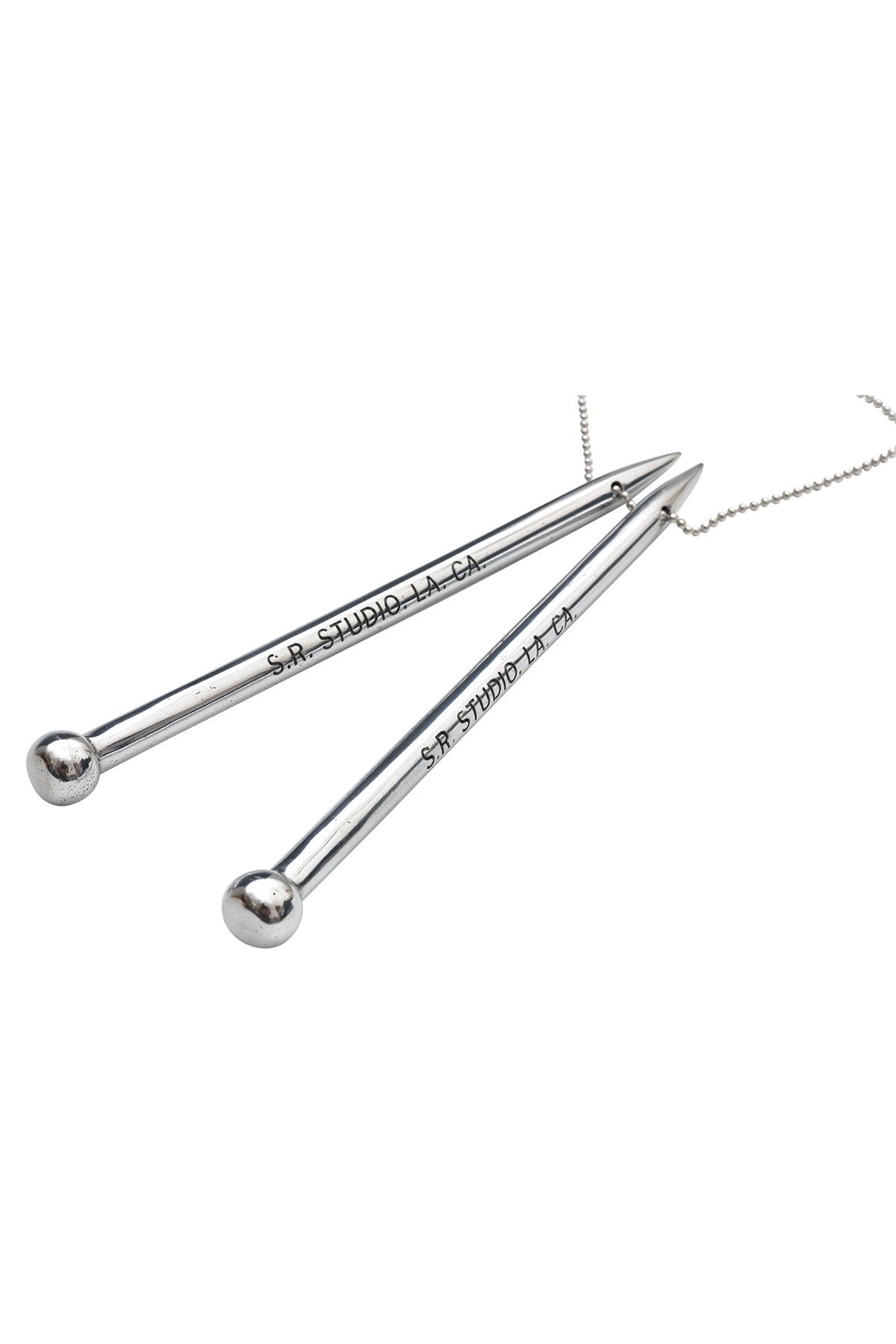 KNITTING NEEDLES (NECKLACE), 2019