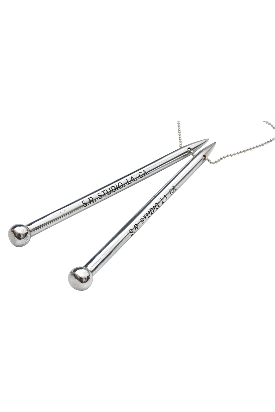KNITTING NEEDLES (NECKLACE), 2019