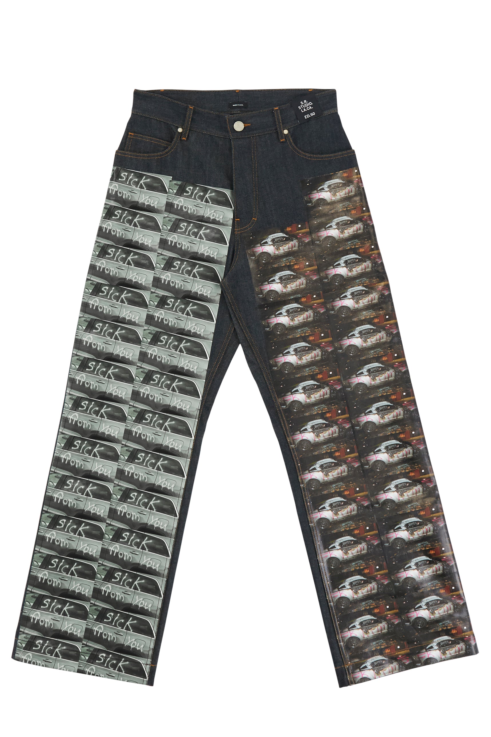 ED. 50 SFY. FT. STRAIGHT LEG JEAN S.R. STUDIO. LA. CA. BY STERLING RUBY