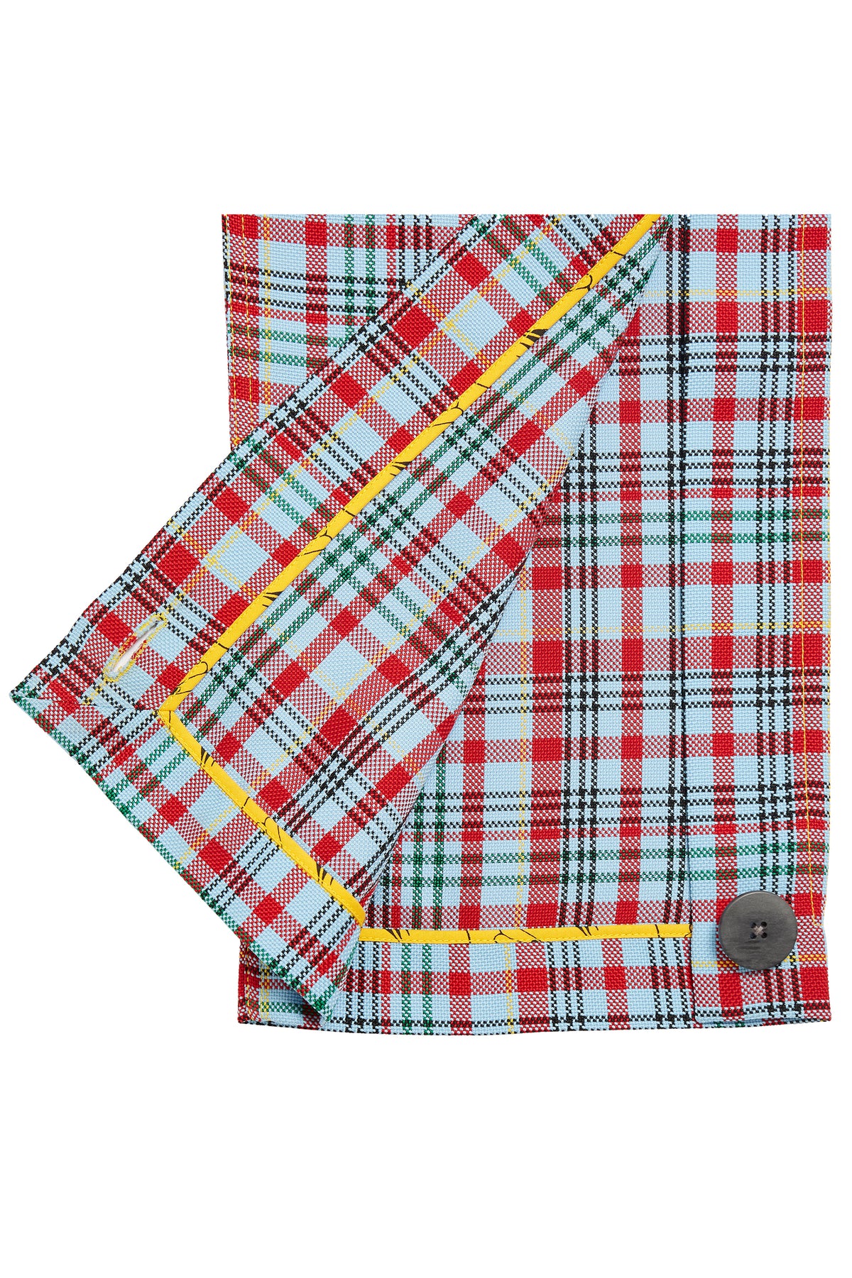 MEN'S RELAXED RAVER PANTS WITH SIDE-SEAM BUTTONS & VAMPIRE SUNRISE TRIM