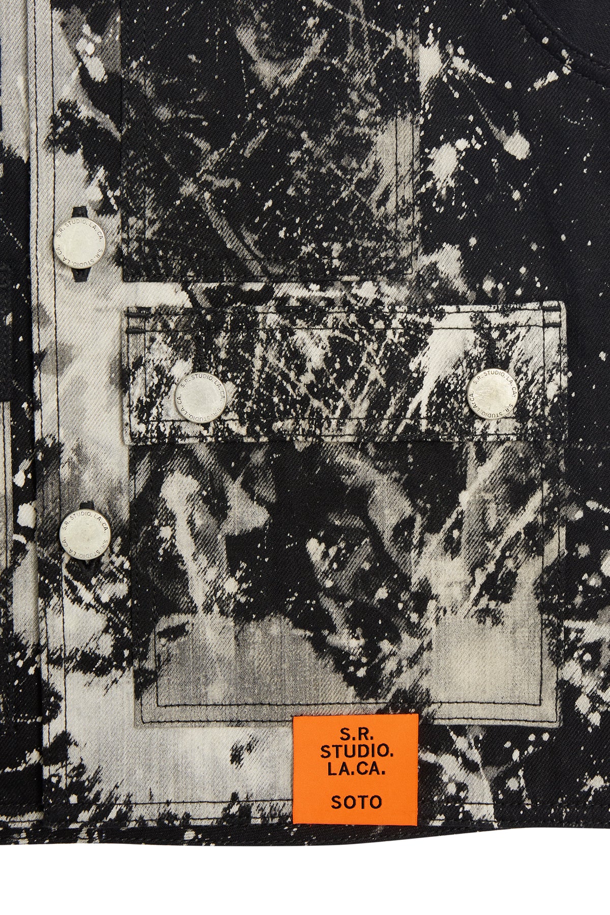 HAND-BLEACHED SOTO PHOTO VEST