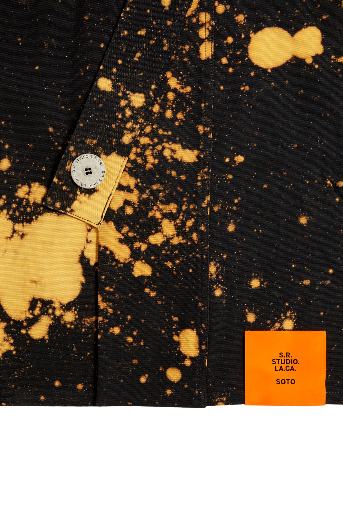 HAND-BLEACHED SEPIA SOTO SHORT ROBE