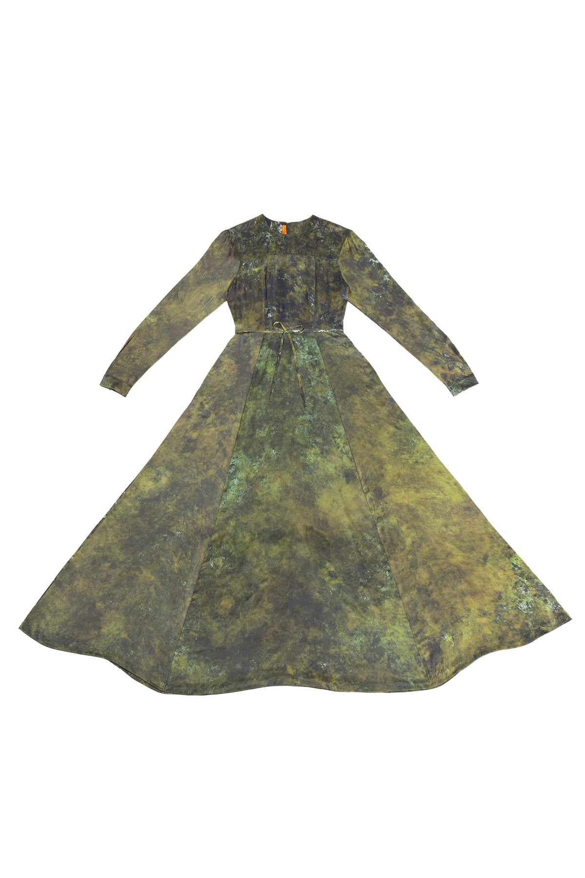 HAND-DYED SILK PRAIRIE DRESS