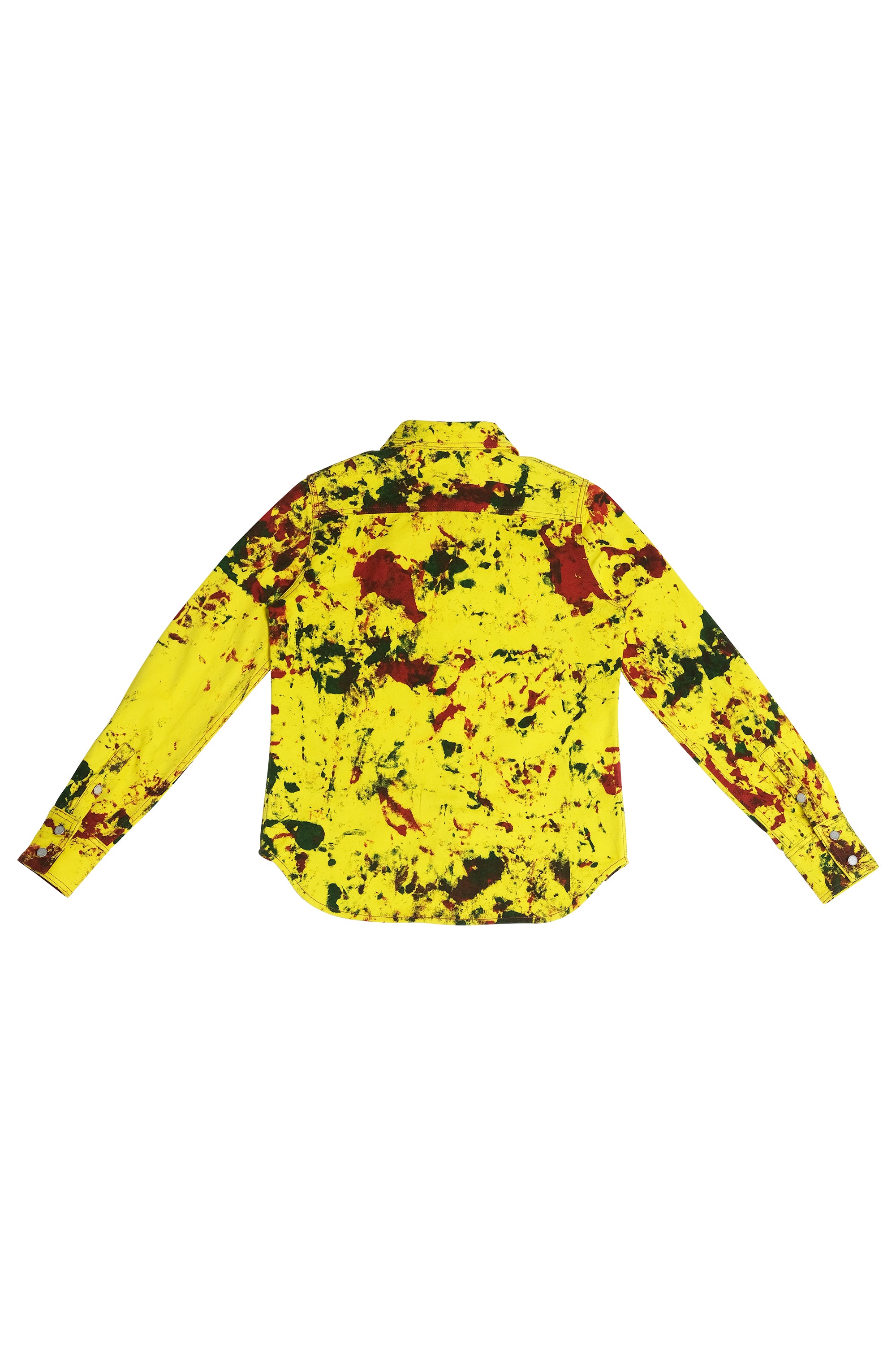 HAND-DYED Y.P.M. SOTO WOMEN'S LONG SLEEVE BUTTON DOWN SHIRT