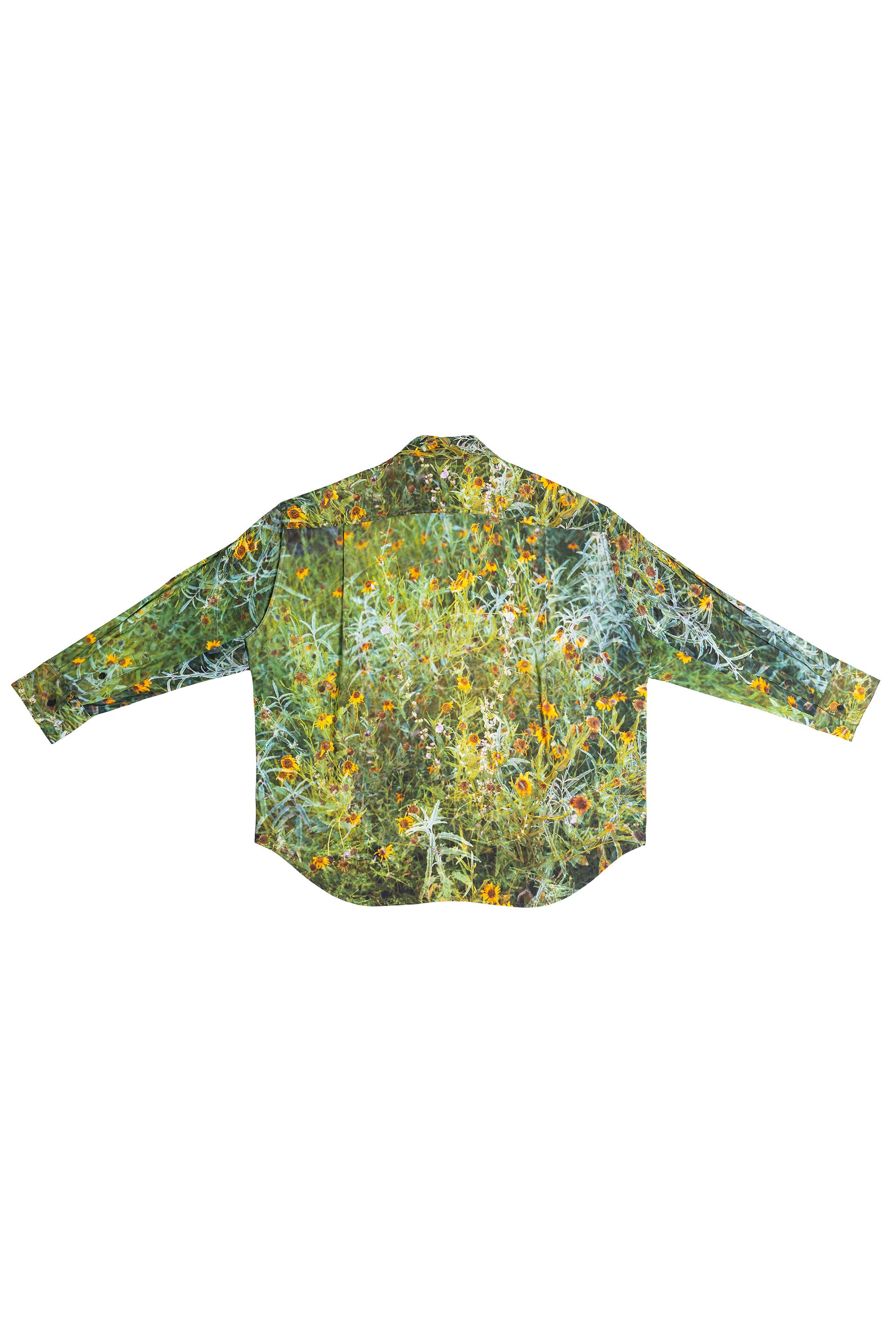 MARFA VISCOSE TWILL OVERSIZED BUTTON-DOWN SHIRT S.R. STUDIO. LA. CA. BY STERLING RUBY