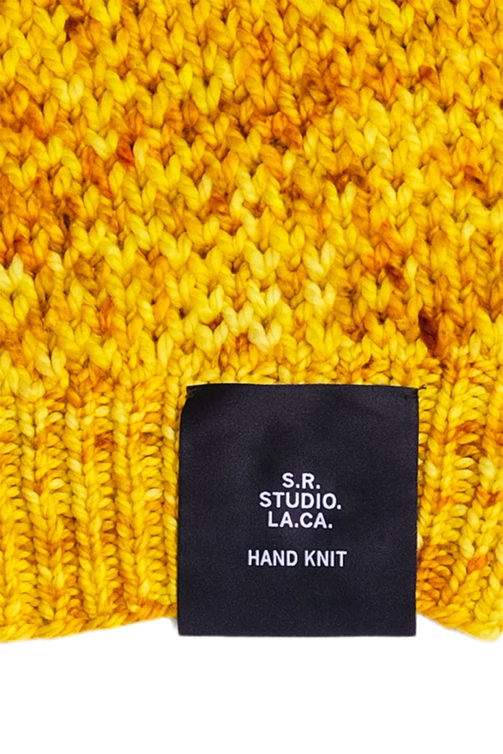 HAND-KNIT OVERSIZED CREWNECK MERINO WOOL SWEATER