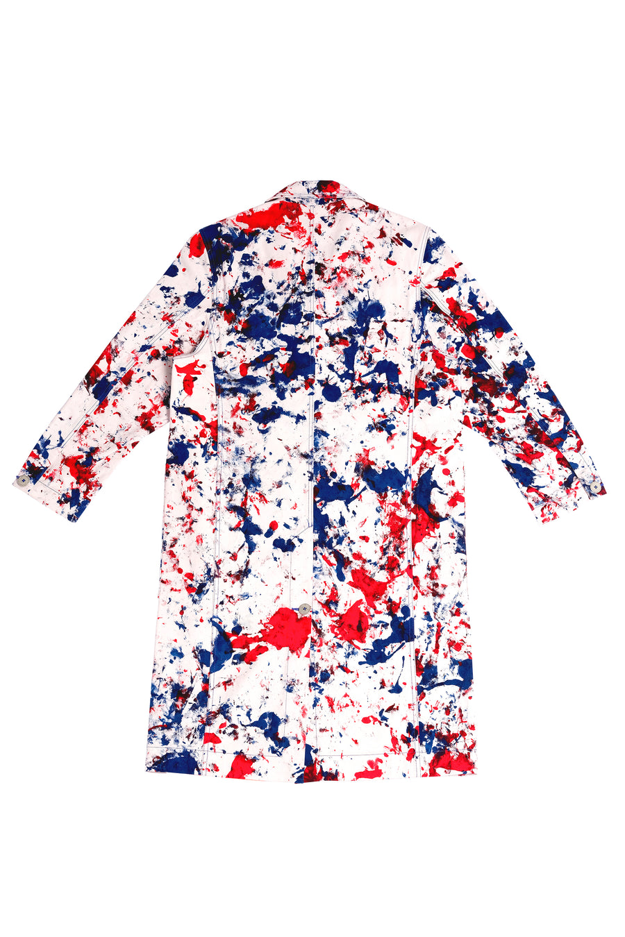 MEN'S HAND-DYED W.R.B. SOTO LONG TRENCH COAT