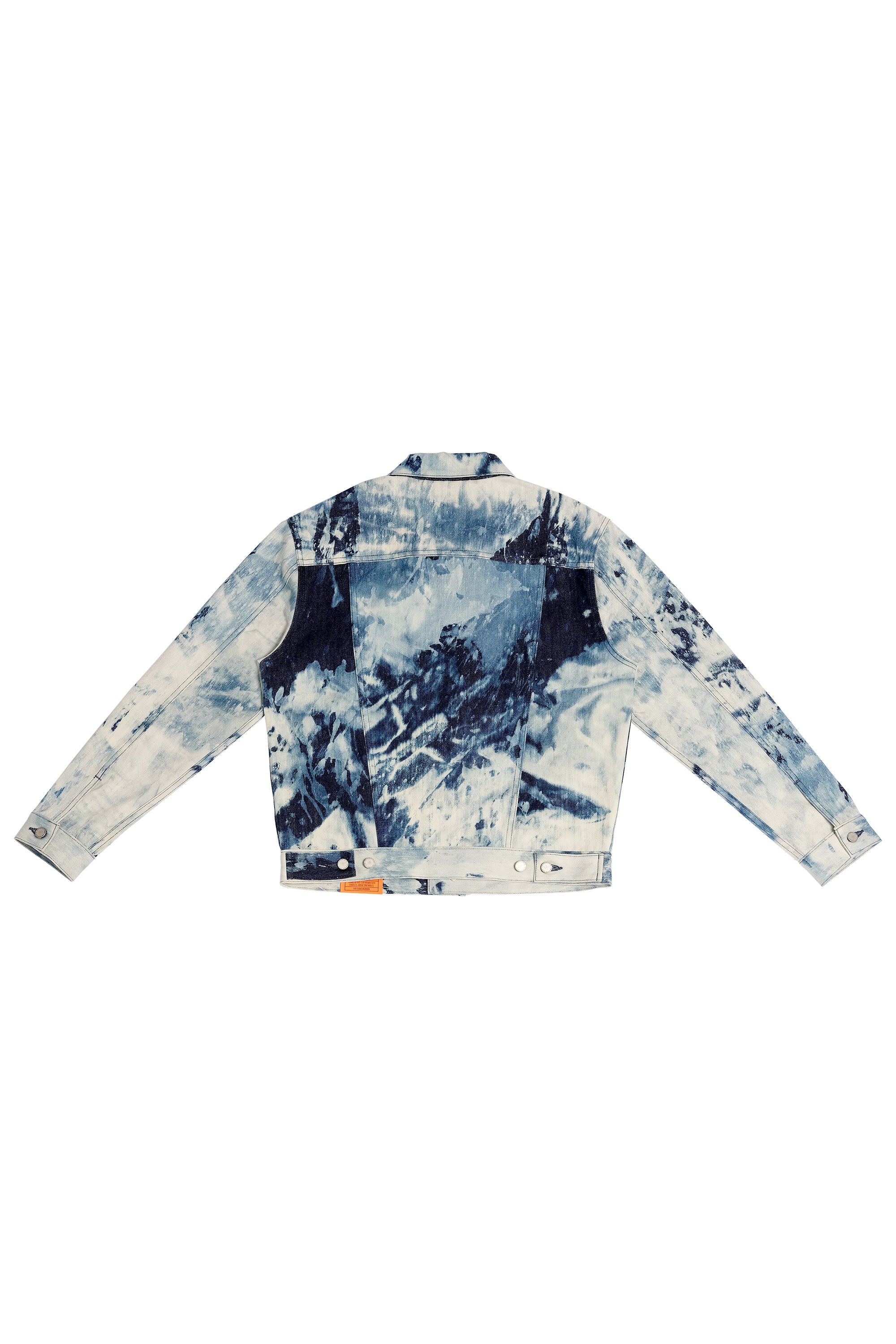 MEN'S HAND-BLEACHED INDIGO SOTO STRAIGHT CUT JEAN JACKET – S.R.