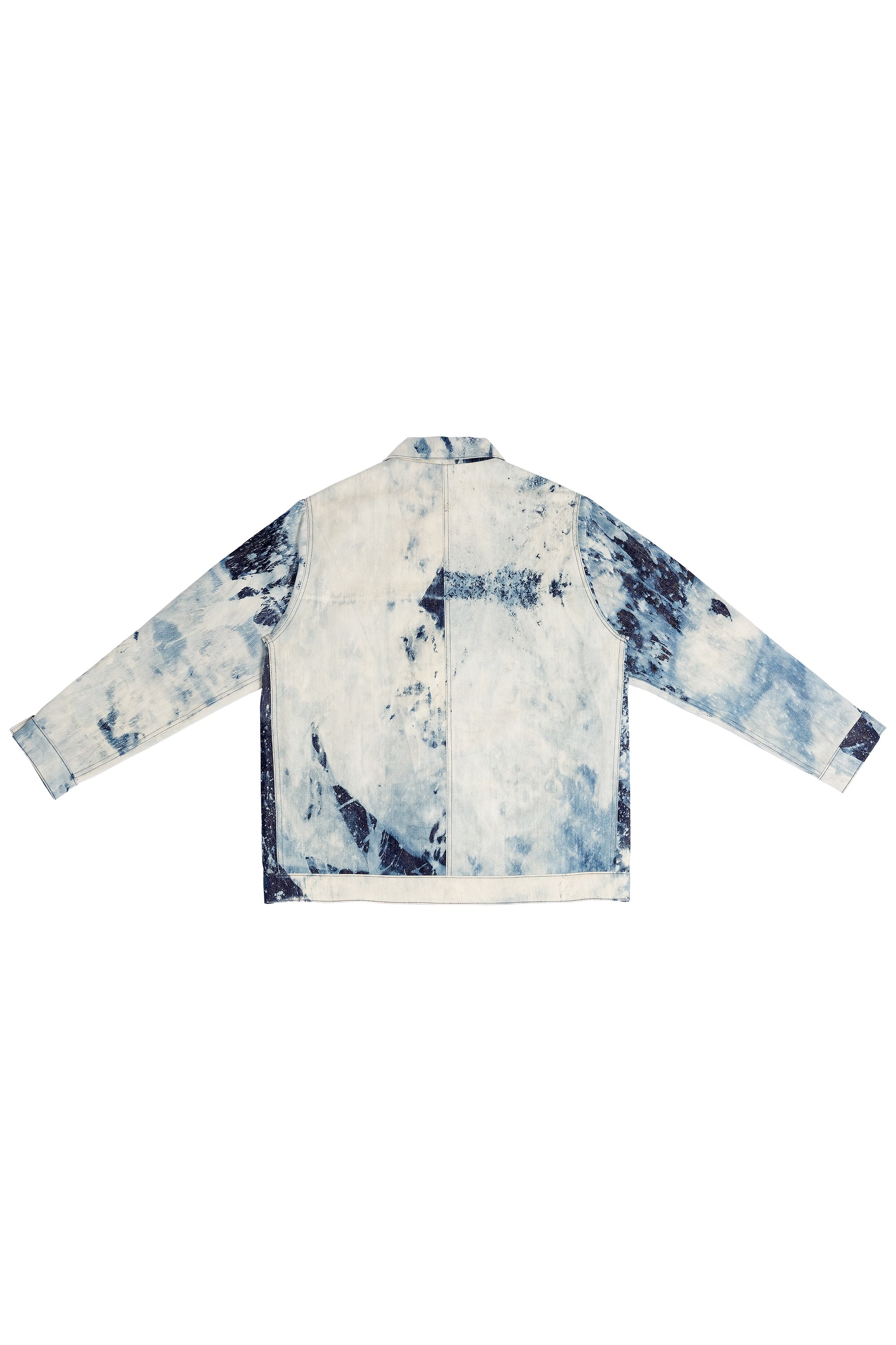 MEN'S HAND-BLEACHED INDIGO SOTO BARN COAT