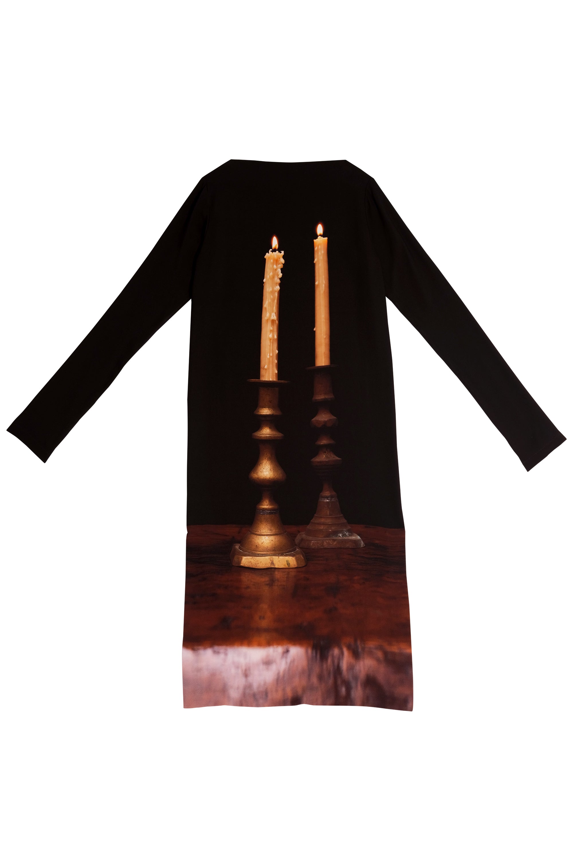 TWO CANDLES LONG SLEEVE GOWN S.R. STUDIO. LA. CA. BY STERLING RUBY