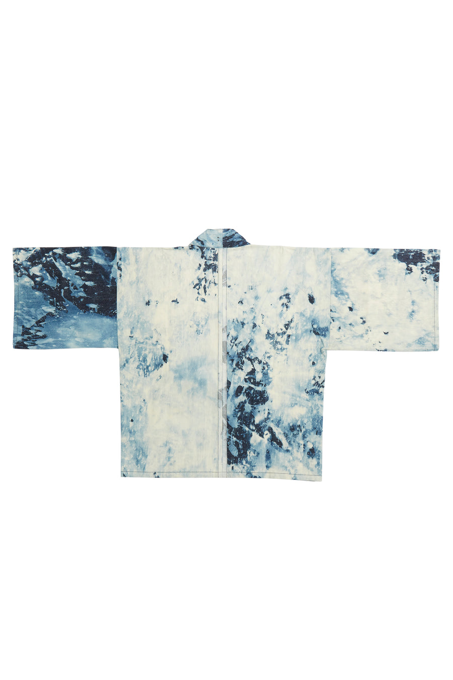 HAND-BLEACHED INDIGO SOTO SHORT ROBE