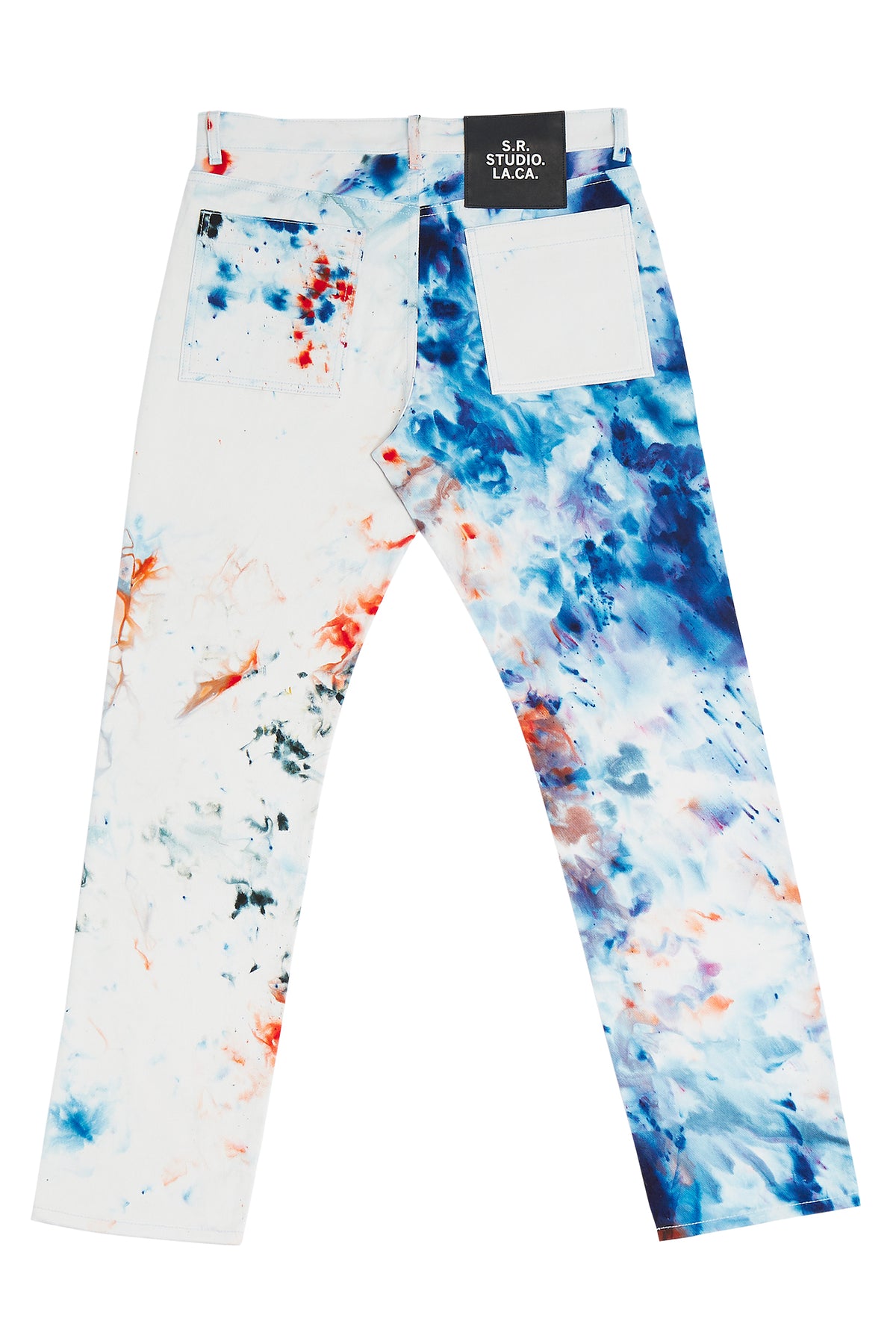 HAND-DYED T.R.B. SOTO C-JEAN S.R. STUDIO. LA. CA. BY STERLING RUBY