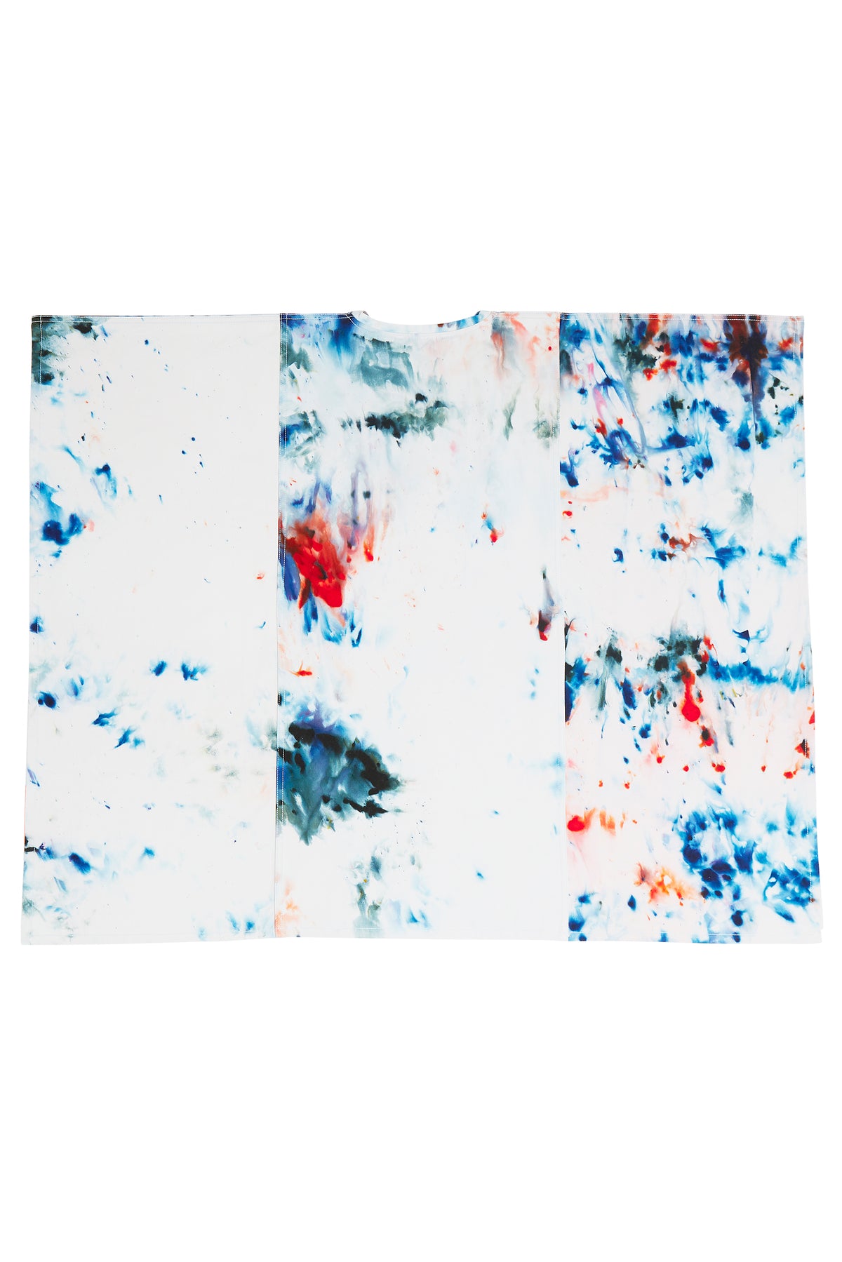 HAND-DYED T.R.B. SOTO PONCHO S.R. STUDIO. LA. CA. BY STERLING RUBY