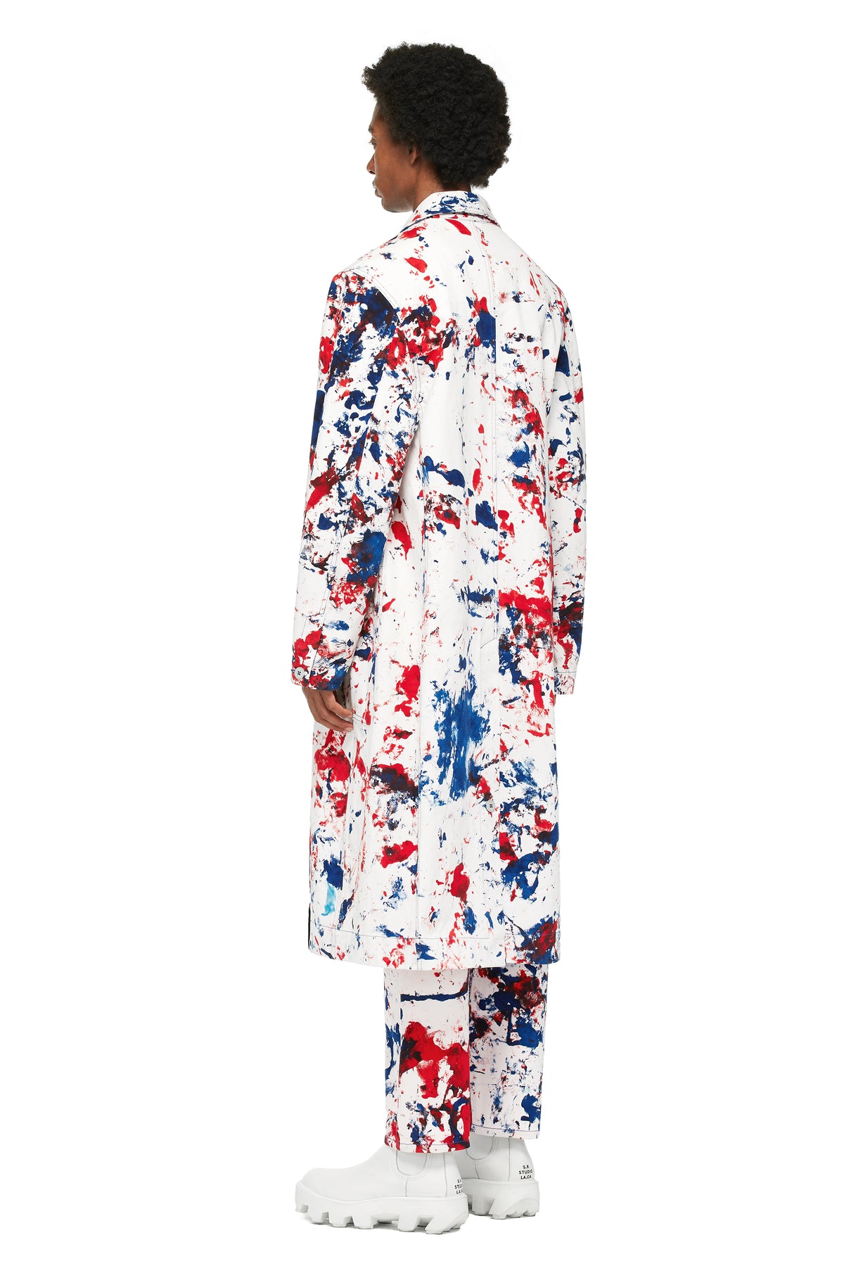 HAND-DYED W.R.B. SOTO LONG TRENCH COAT