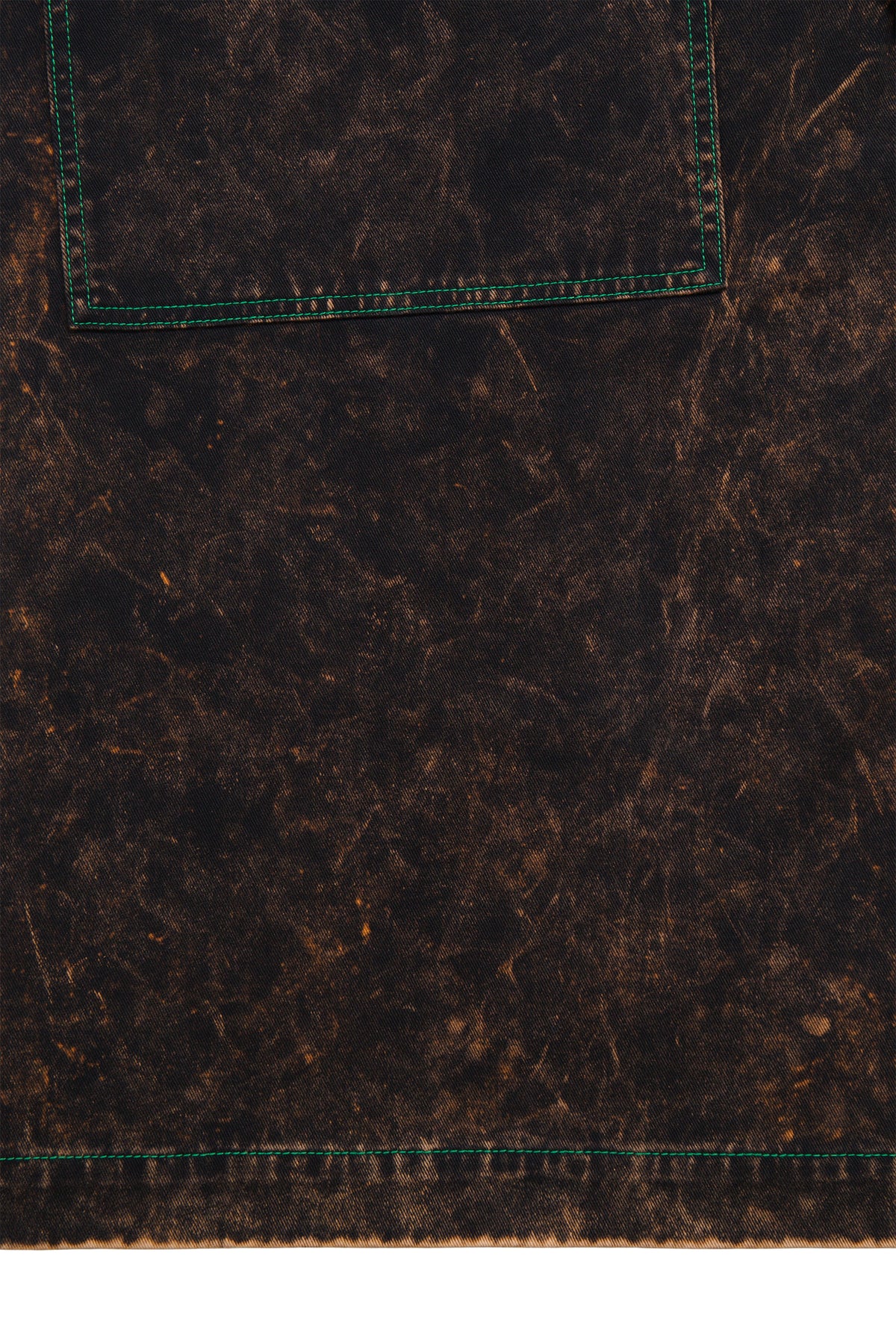 S.R. STUDIO. LA. CA. BY STERLING RUBY AP WIDE RAVER WITH CONTRAST STITCHING AND IO WASH INSECT INDEX