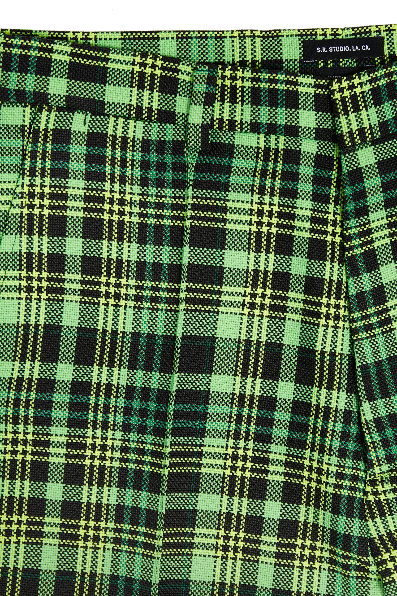 MEN'S OPEN-WEAVE CHECK SUIT PANT