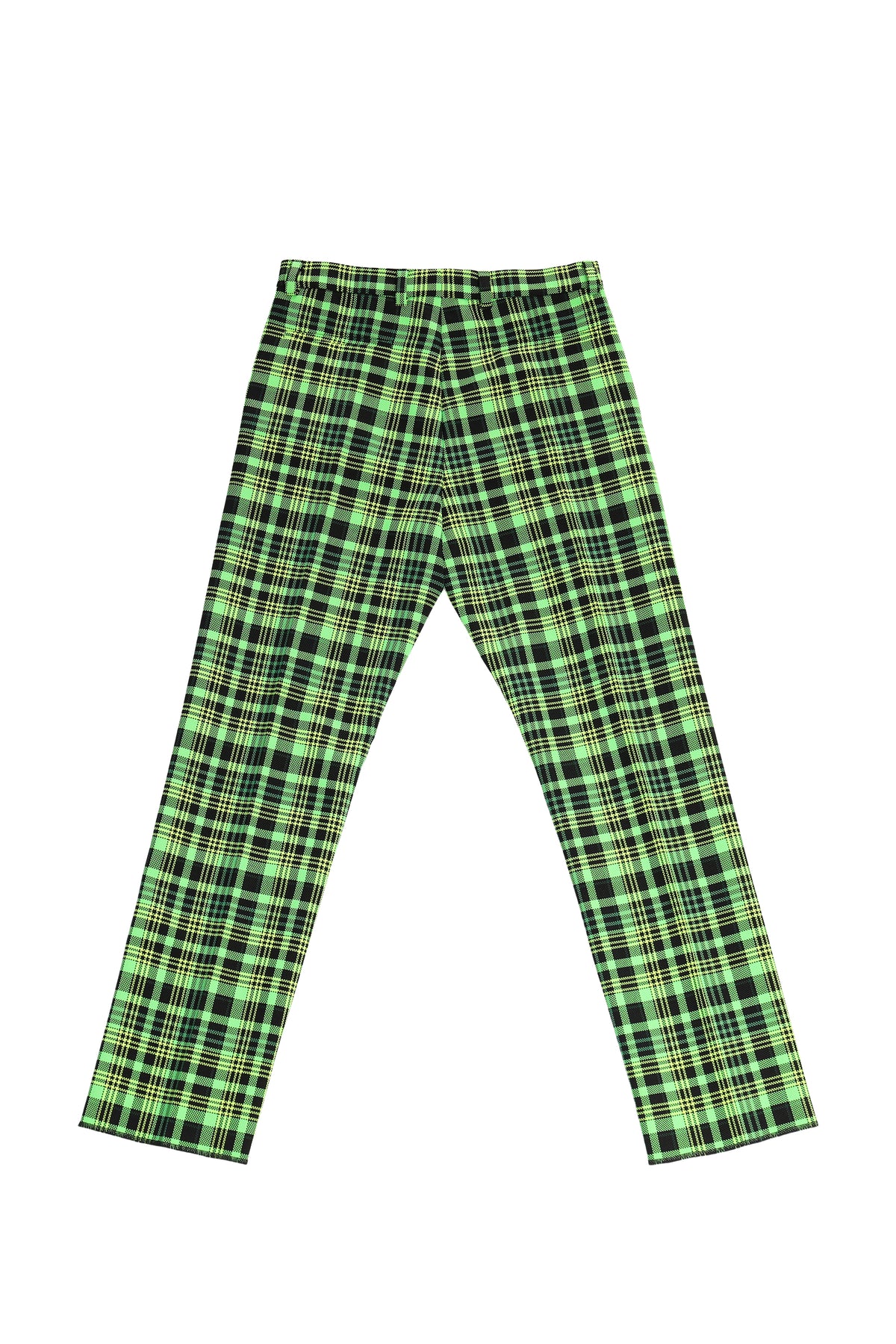 MEN'S OPEN-WEAVE CHECK SUIT PANT