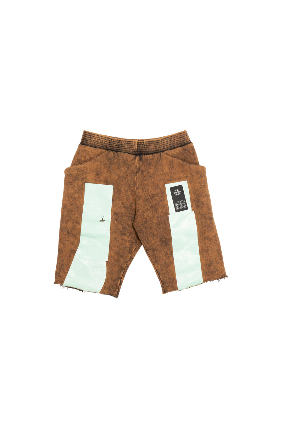 AP ELASTIC WAIST SHORT WITH MINT SHAPES AND IO WASH