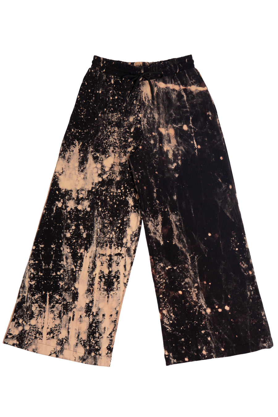 HAND-BLEACHED SEPIA SOTO WIDE LEG JOGGING PANT S.R. STUDIO. LA. CA. BY STERLING RUBY