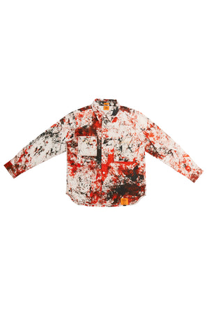 HAND-DYED SOTO LONG SLEEVE BUTTON DOWN SHIRT