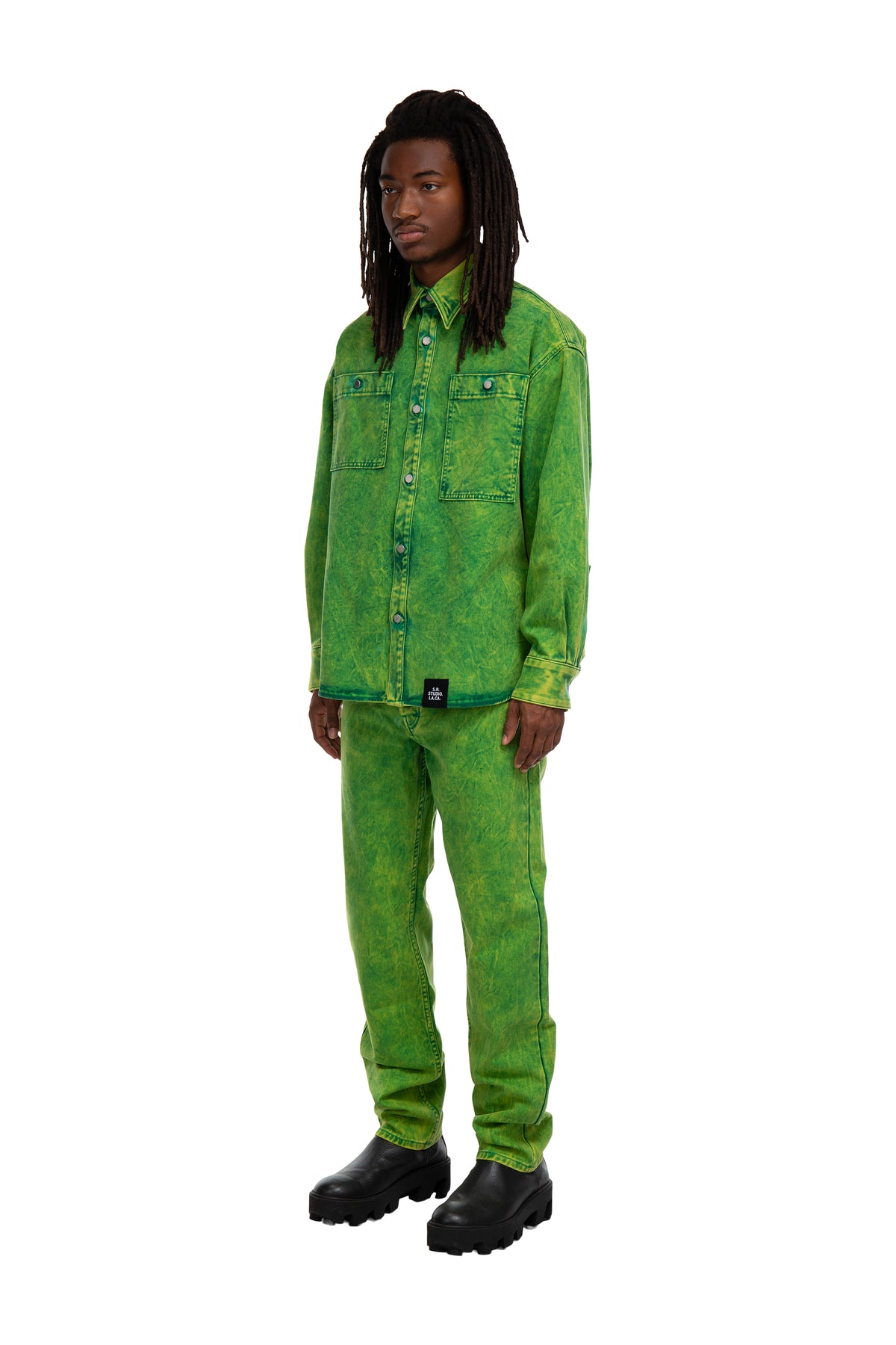 MEN'S OVERSIZED SHIRT WITH IO WASH